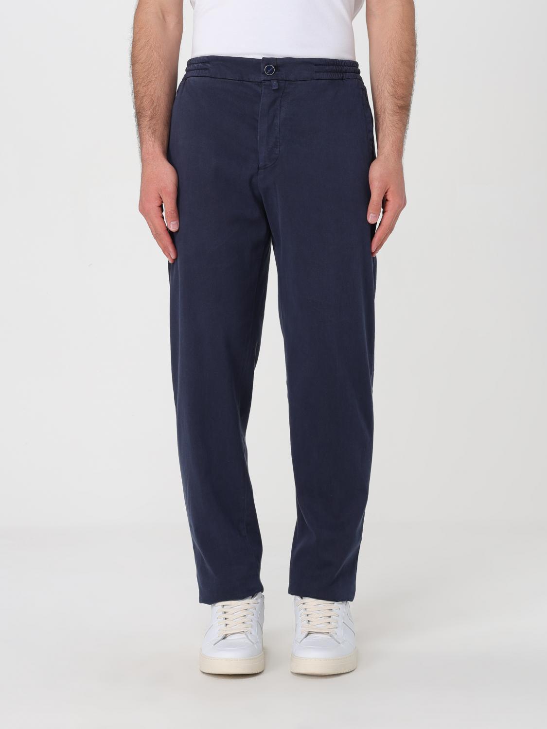 KITON PANTS: Pants men Kiton, Blue - Img 1