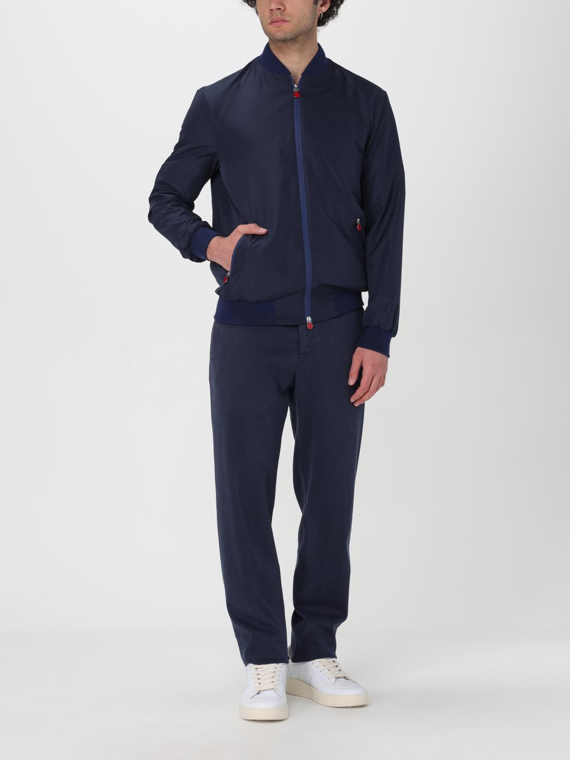 KITON PANTS: Pants men Kiton, Blue - Img 2