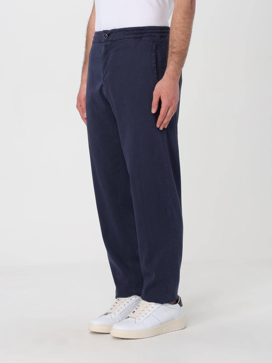 KITON PANTS: Pants men Kiton, Blue - Img 4