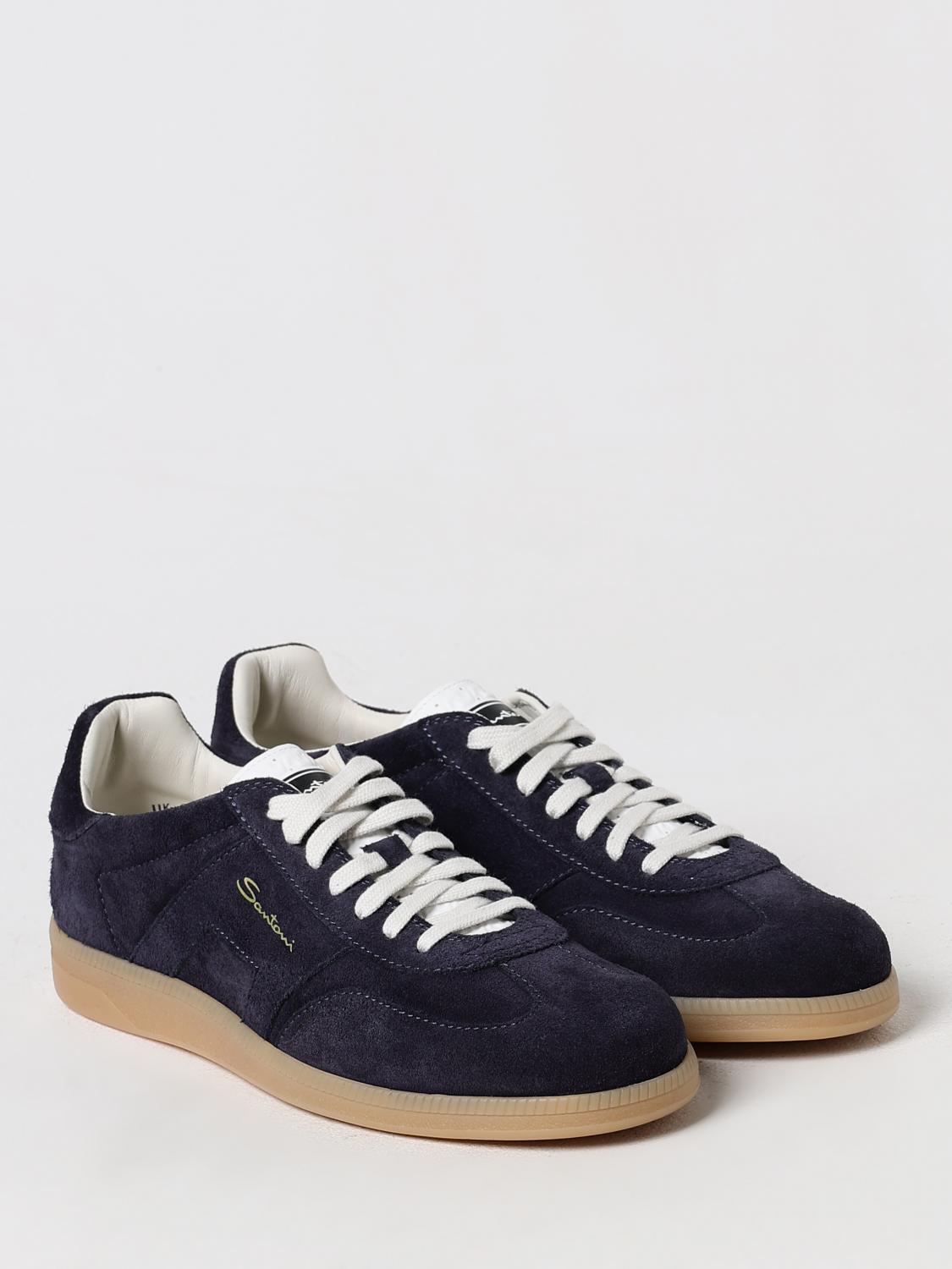 SANTONI SNEAKERS: Sneakers herren Santoni, Blau - Img 2