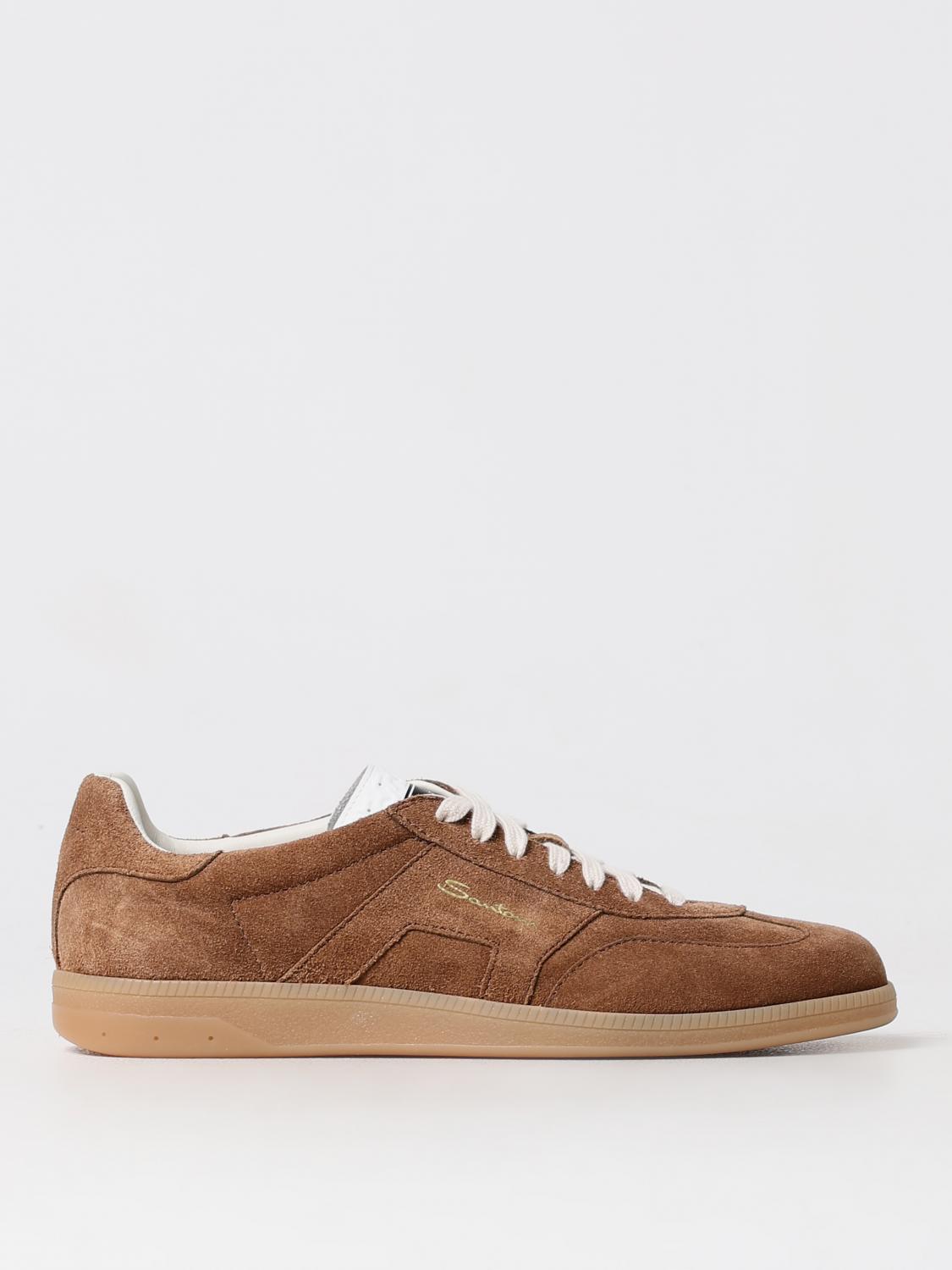 SANTONI SNEAKERS: Sneakers men Santoni, Brown - Img 1