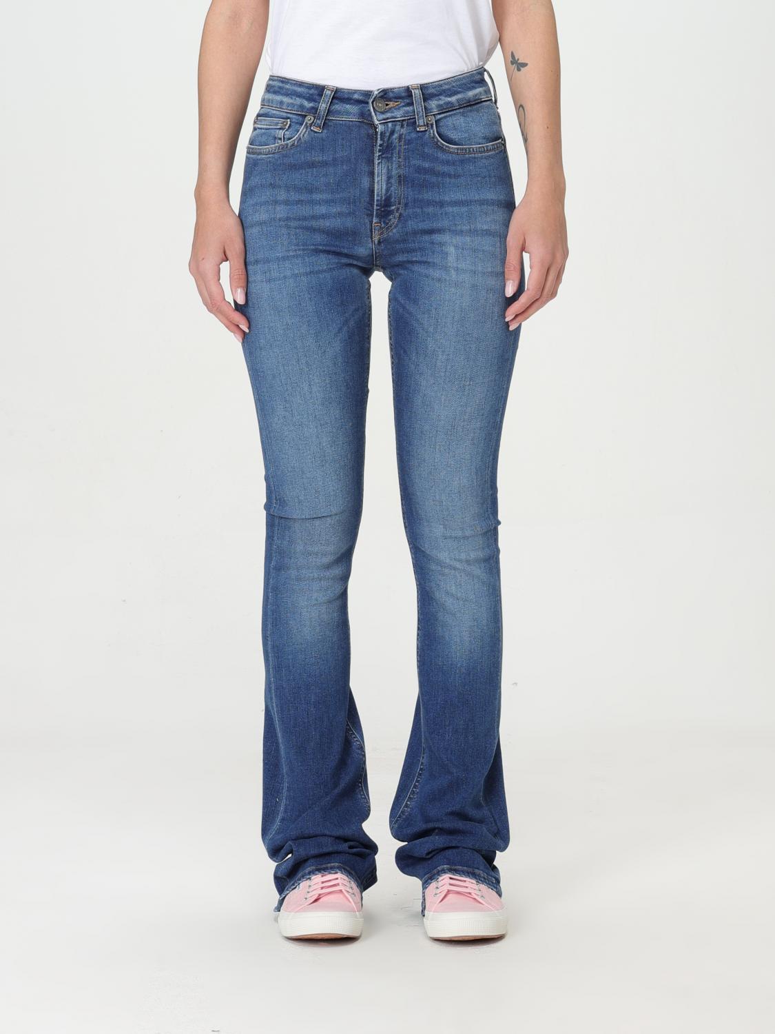 デニム・ジーパン DONDUP Woman Jeans Blue DP755DS0334D 800 Dondup Outlet: Jeans woman - Blue | Dondup jeans