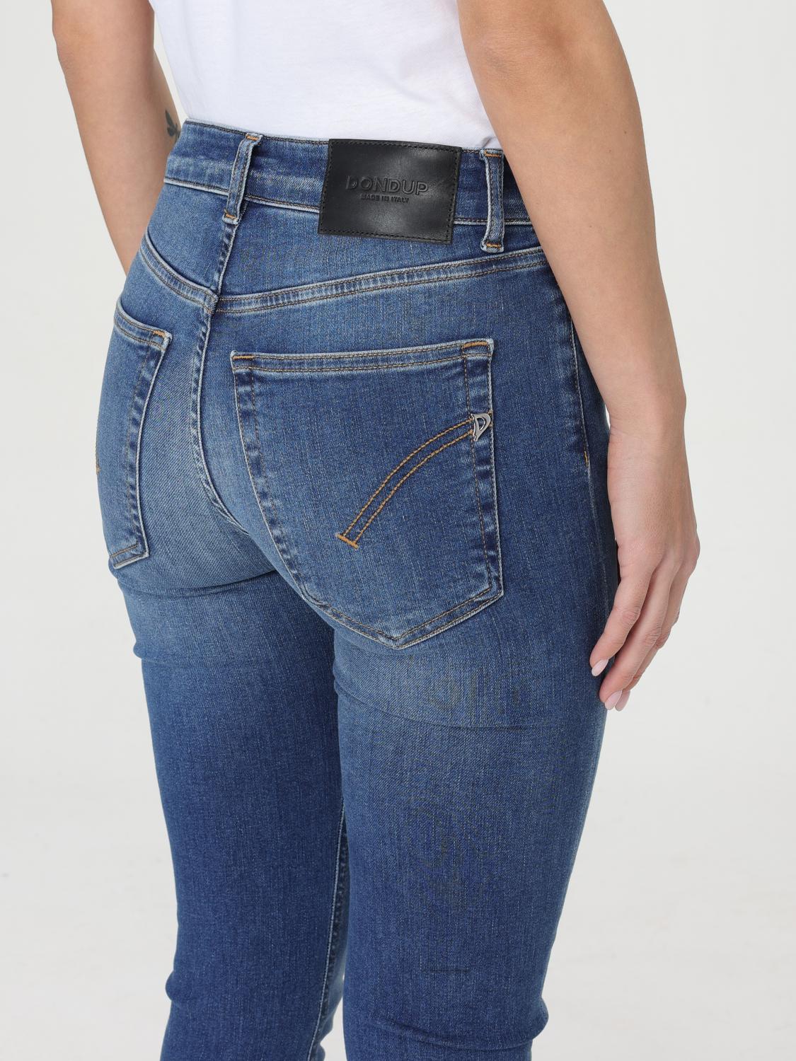 デニム・ジーパン DONDUP Woman Jeans Blue DP755DS0334D 800 Dondup Outlet: Jeans woman - Blue | Dondup jeans