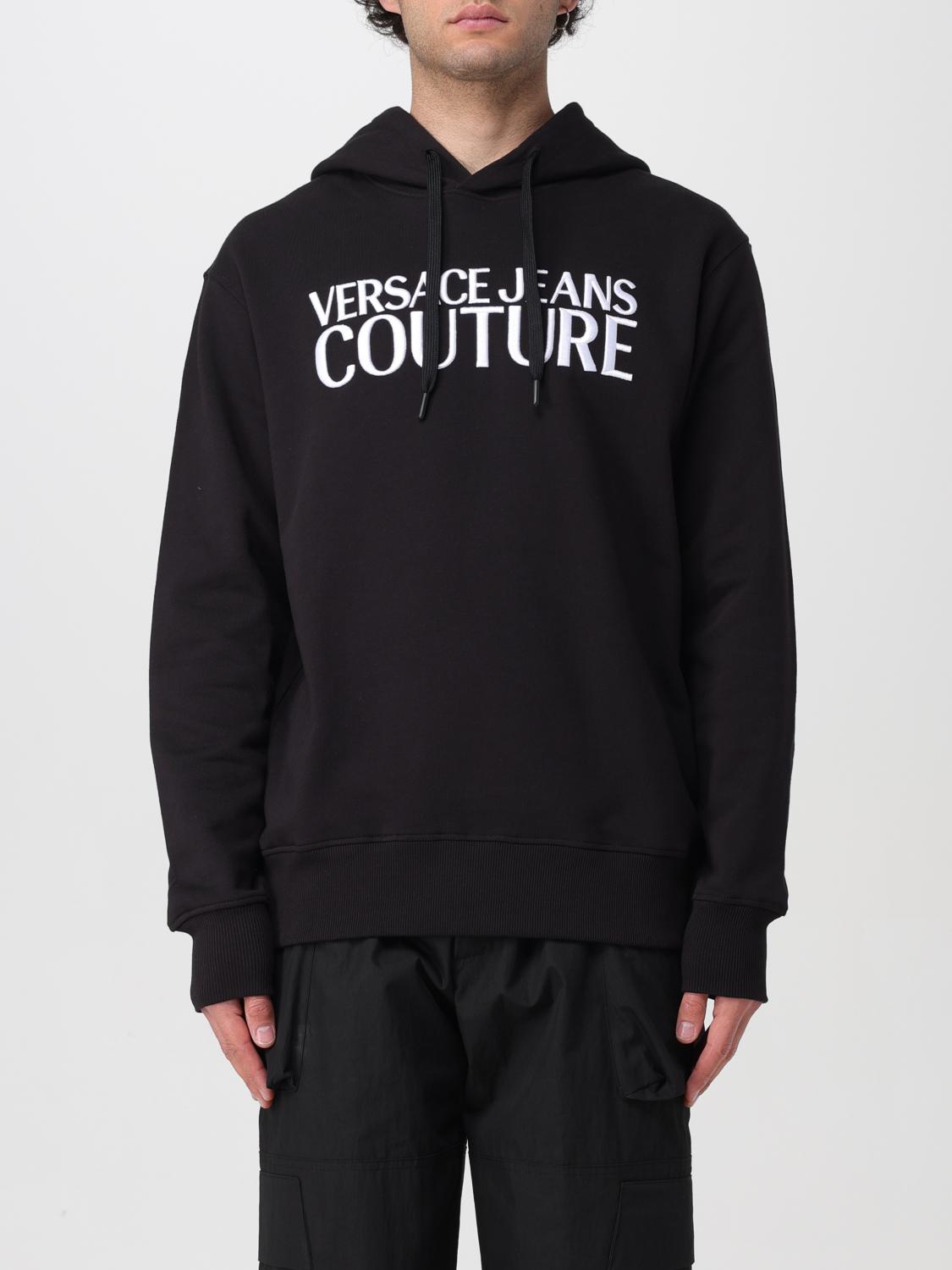 VERSACE JEANS COUTURE SWEATER: Sweater men Versace Jeans Couture, Black - Img 1