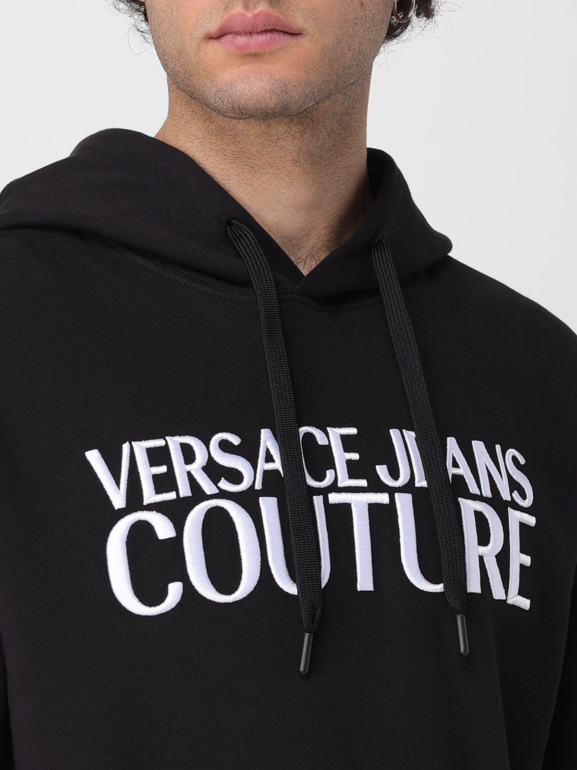 VERSACE JEANS COUTURE SWEATER: Sweater men Versace Jeans Couture, Black - Img 3