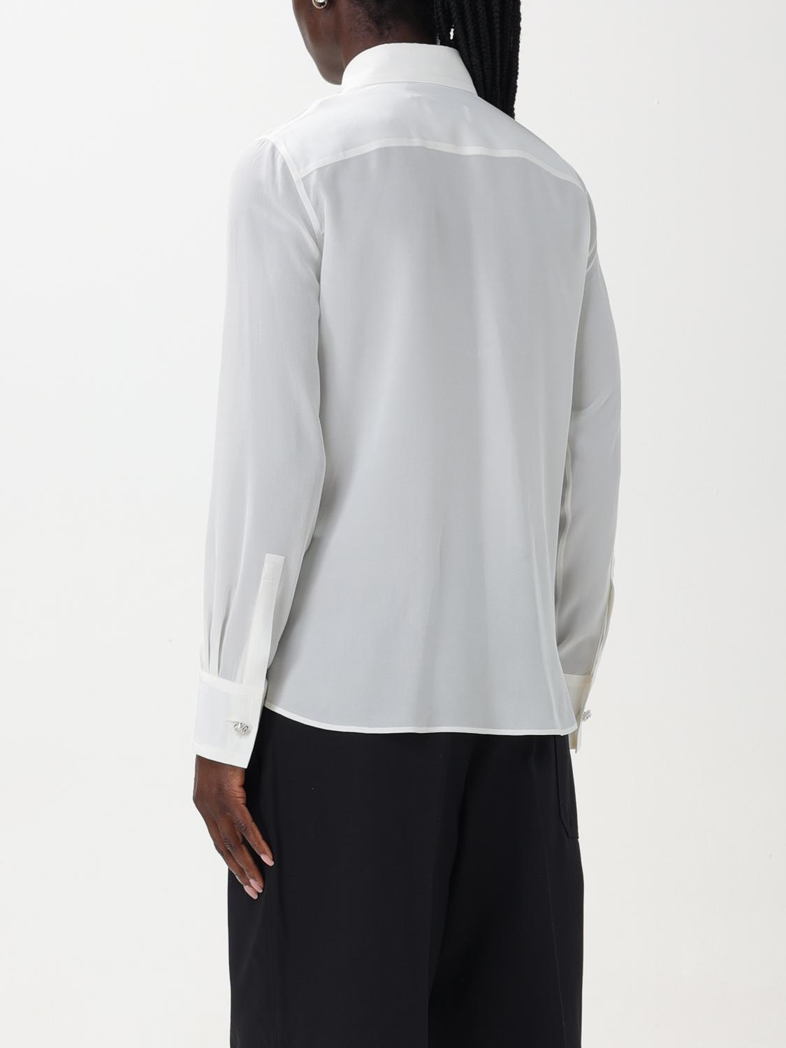 LANVIN CAMICIA: Camicia Lanvin in crepe , Beige - Img 3