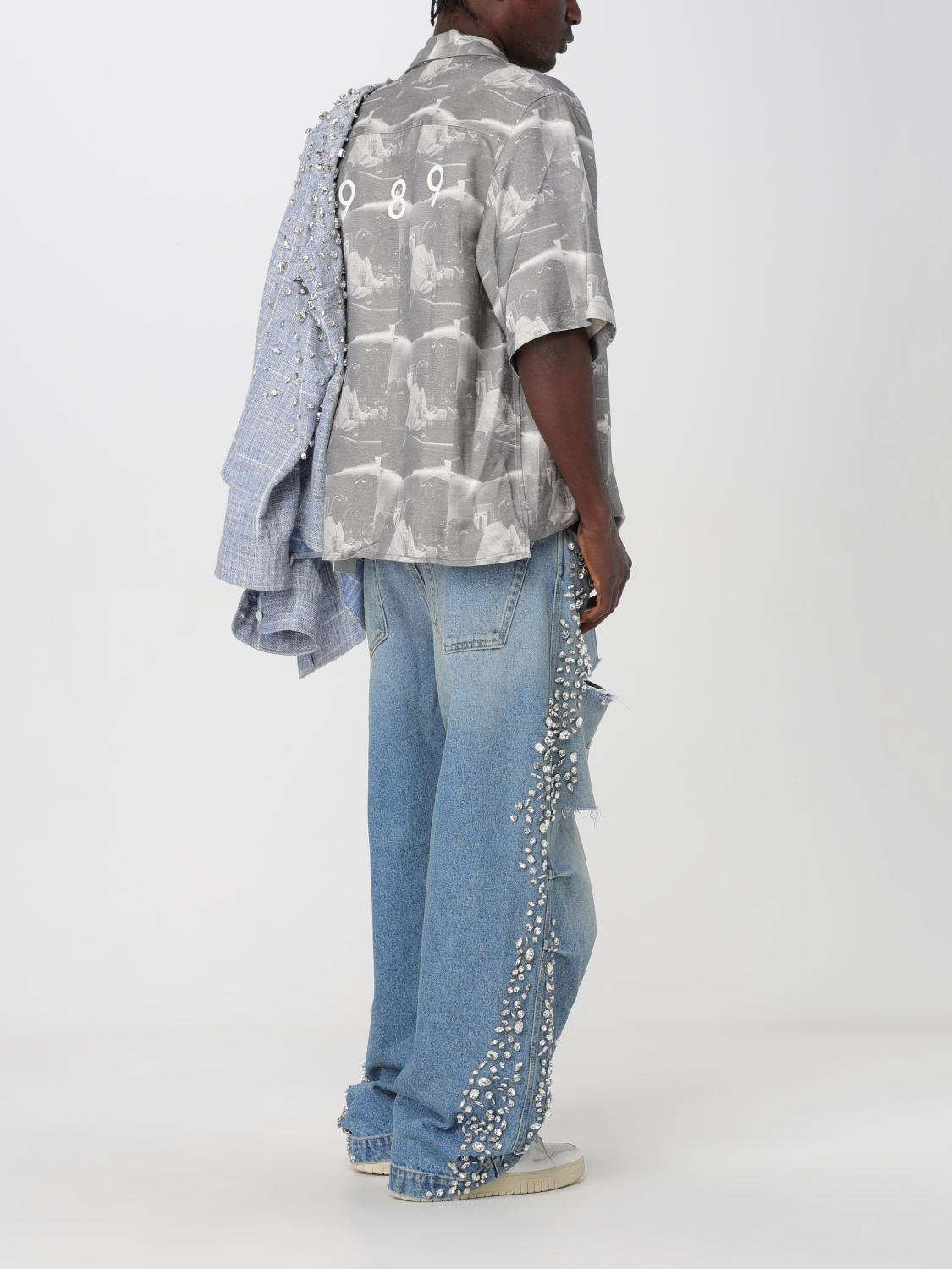 1989 STUDIO CHEMISE: Chemise homme 1989 Studio, Gris - Img 2