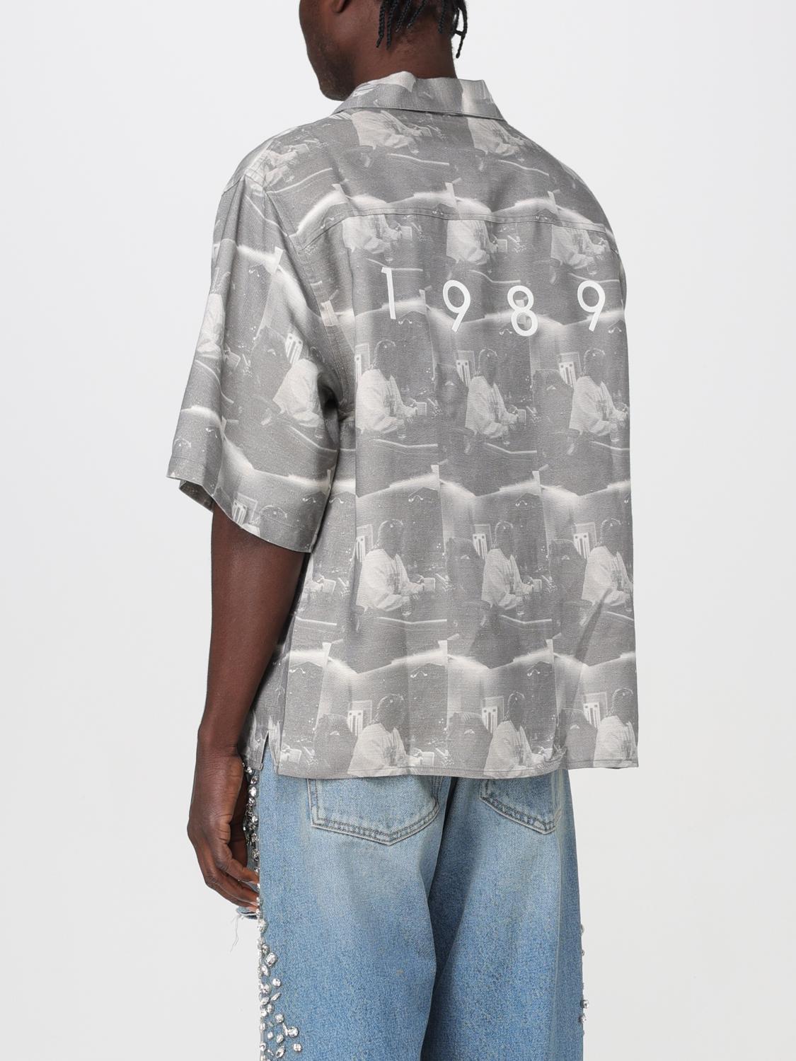 1989 STUDIO CHEMISE: Chemise homme 1989 Studio, Gris - Img 3