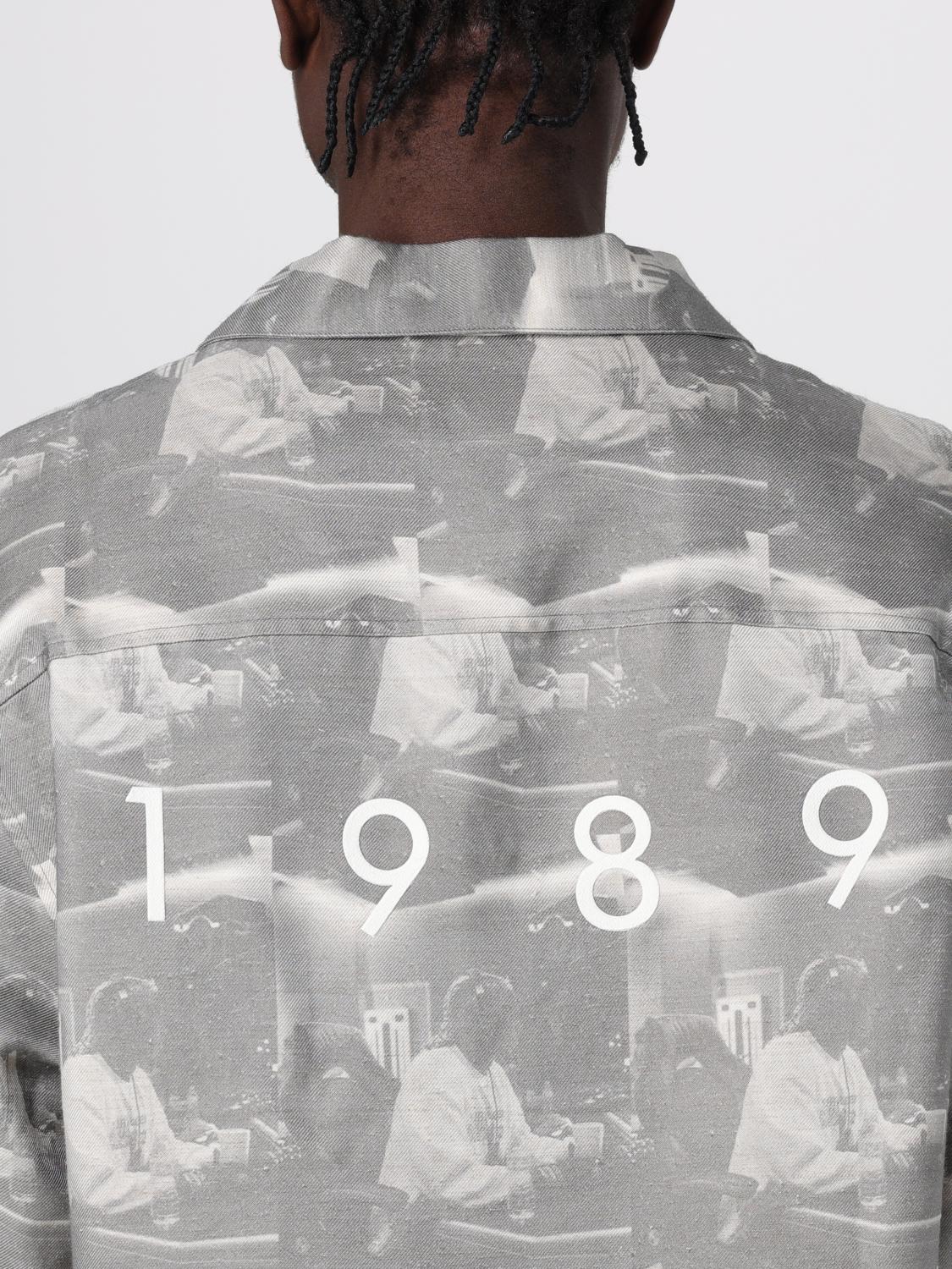 1989 STUDIO CHEMISE: Chemise homme 1989 Studio, Gris - Img 4