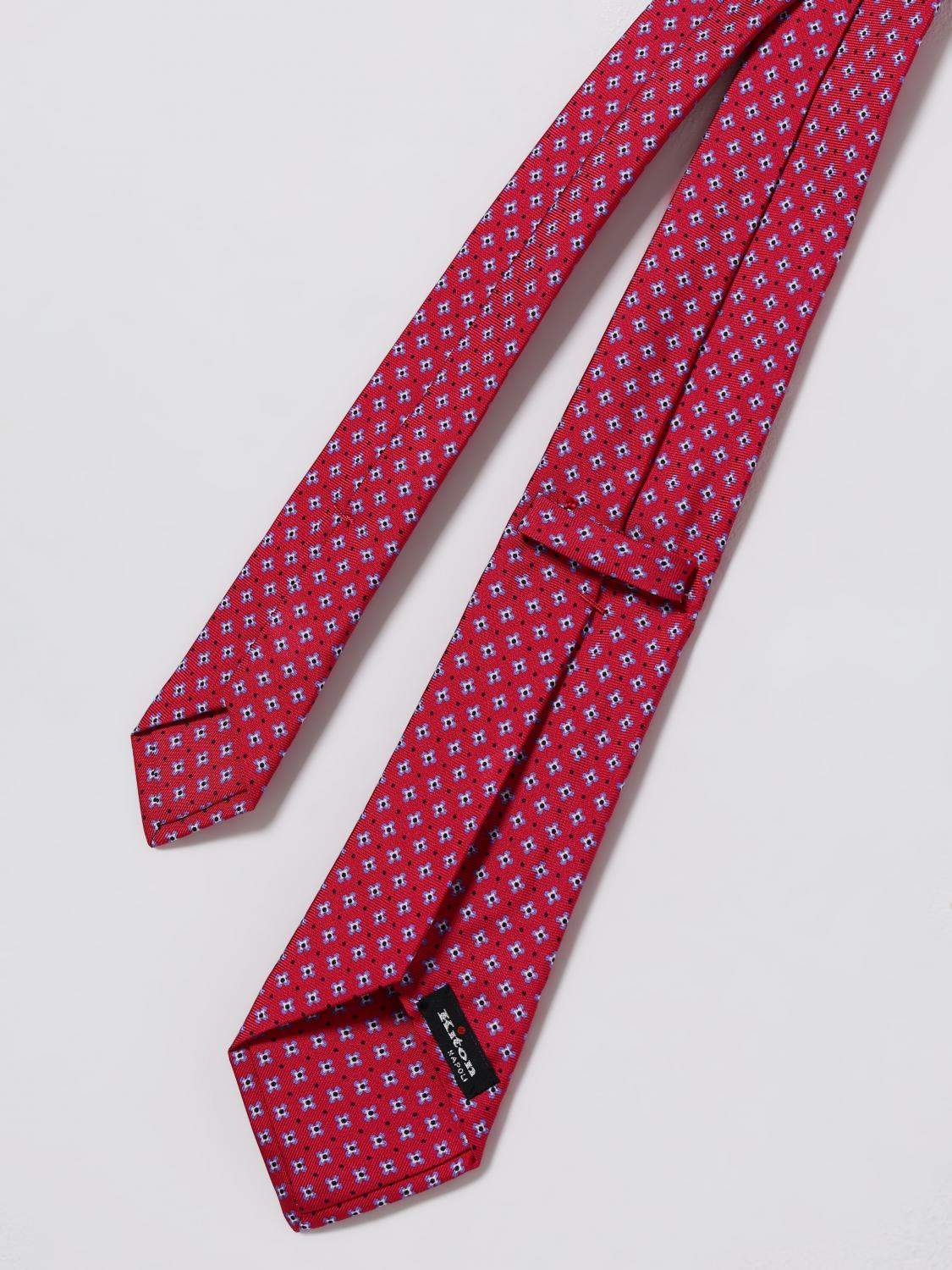 KITON CORBATA: Corbata hombre Kiton, Granate - Img 2