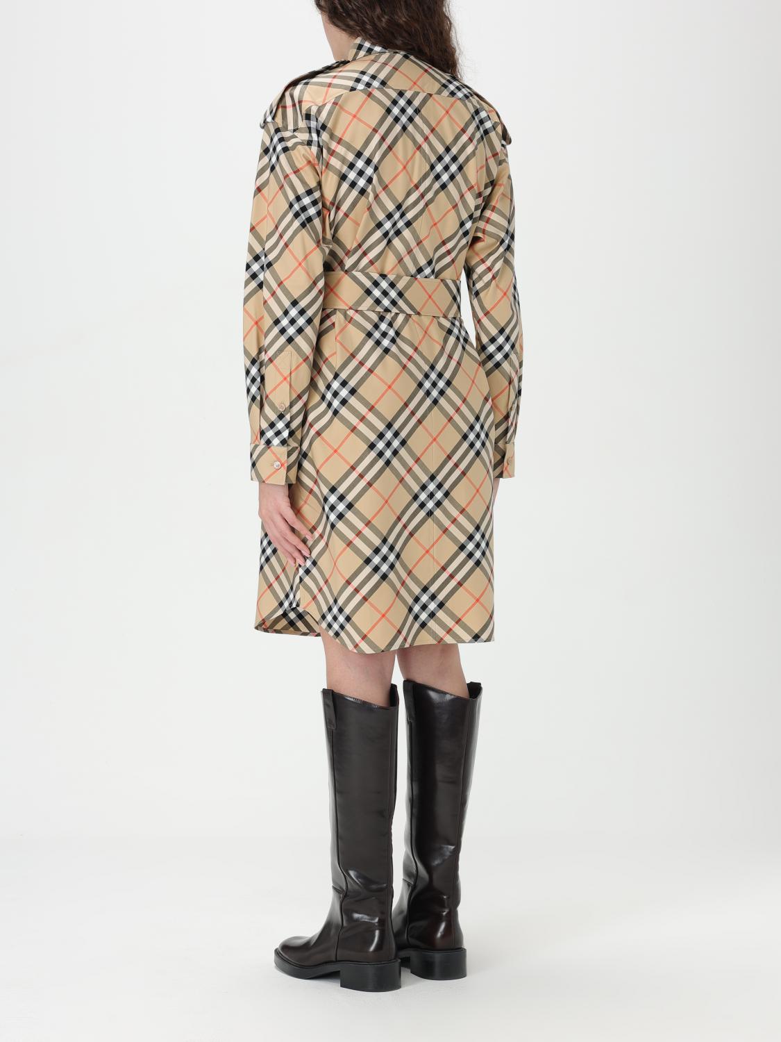 BURBERRY DRESS: Dress woman Burberry, Beige - Img 3