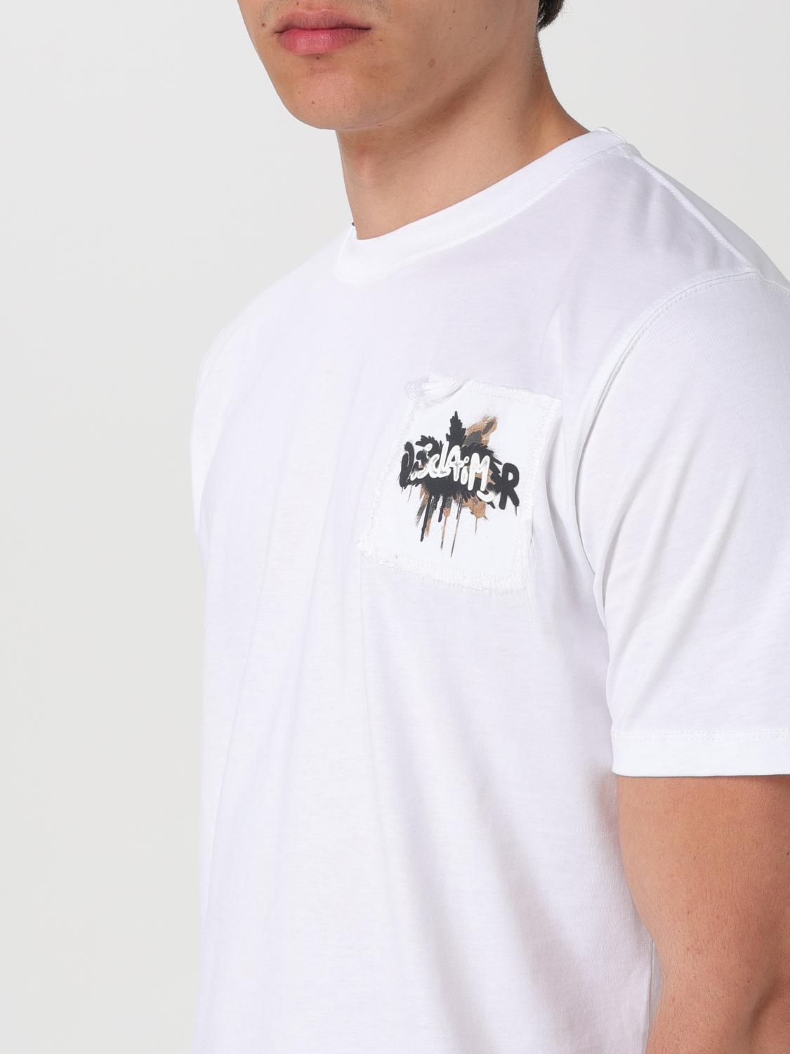 DISCLAIMER T-SHIRT: T-shirt men Disclaimer, White - Img 3