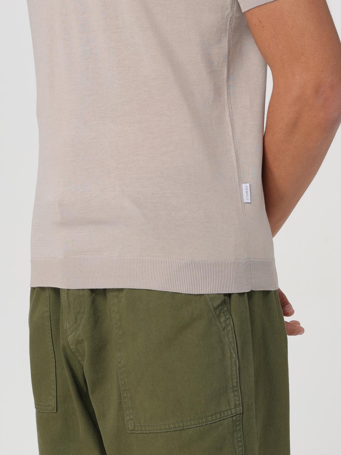 PEOPLE OF SHIBUYA T-SHIRT: People Of Shibuya men's t-shirt, Beige - Img 3