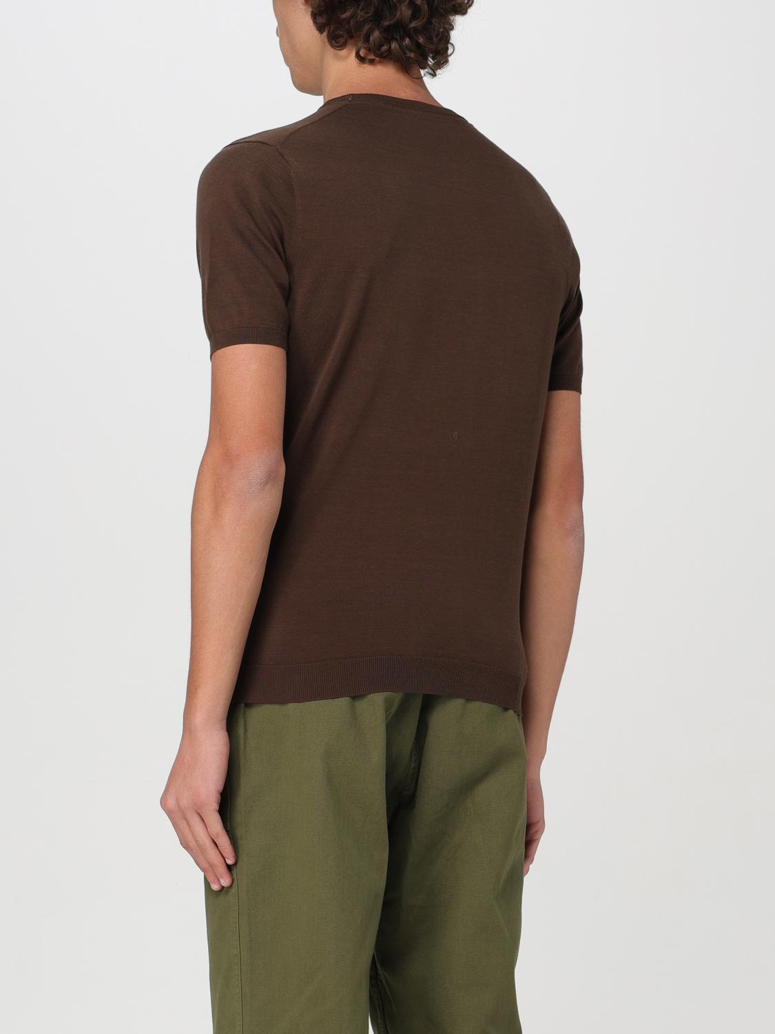 PEOPLE OF SHIBUYA T-SHIRT: Pullover herren People Of Shibuya, Braun - Img 2