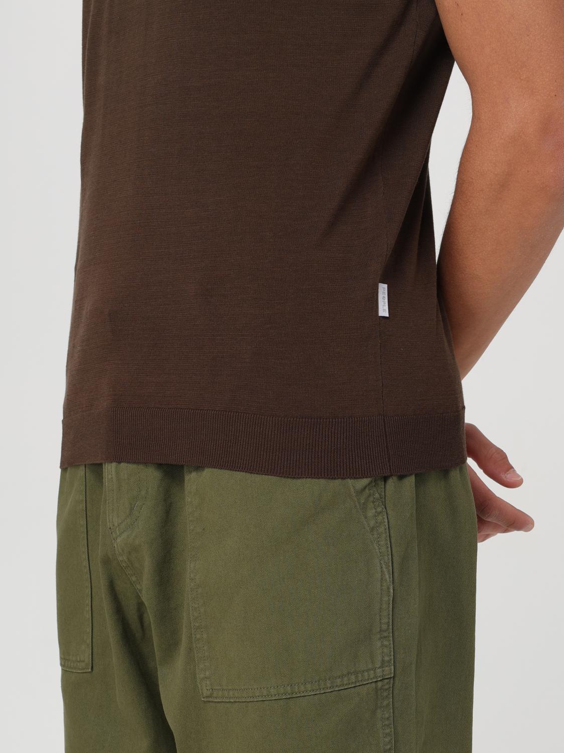 PEOPLE OF SHIBUYA T-SHIRT: Pullover herren People Of Shibuya, Braun - Img 3