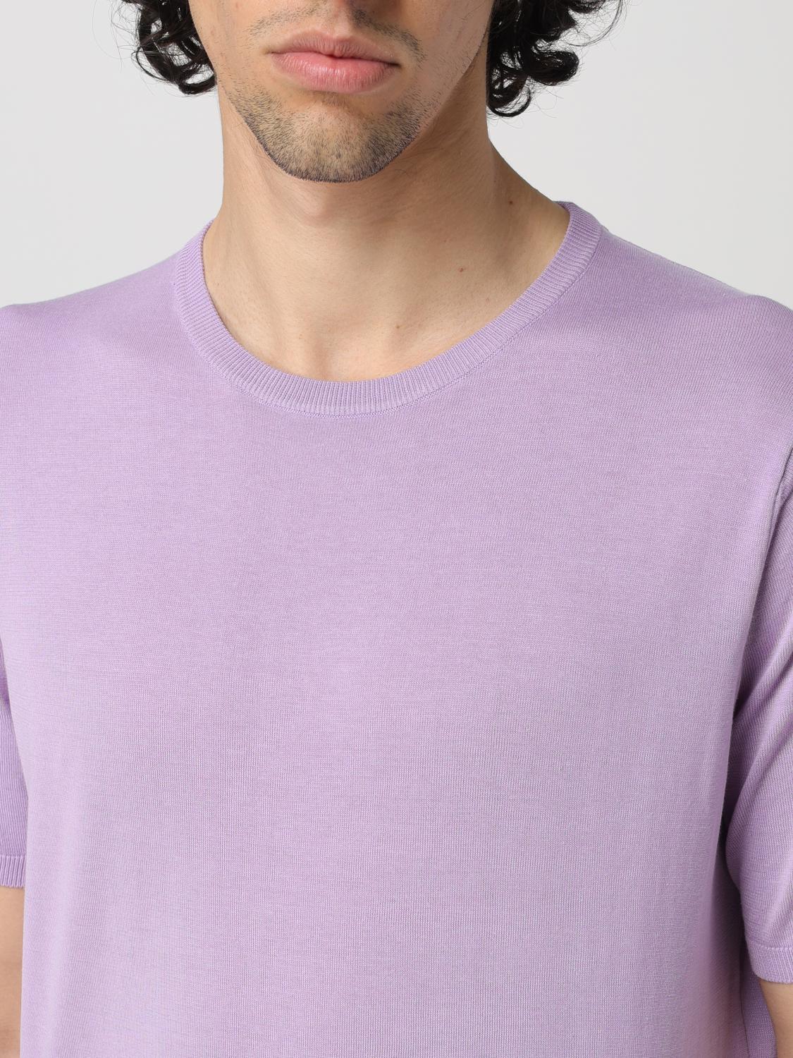 PEOPLE OF SHIBUYA T-SHIRT: Pullover herren People Of Shibuya, Lila - Img 3