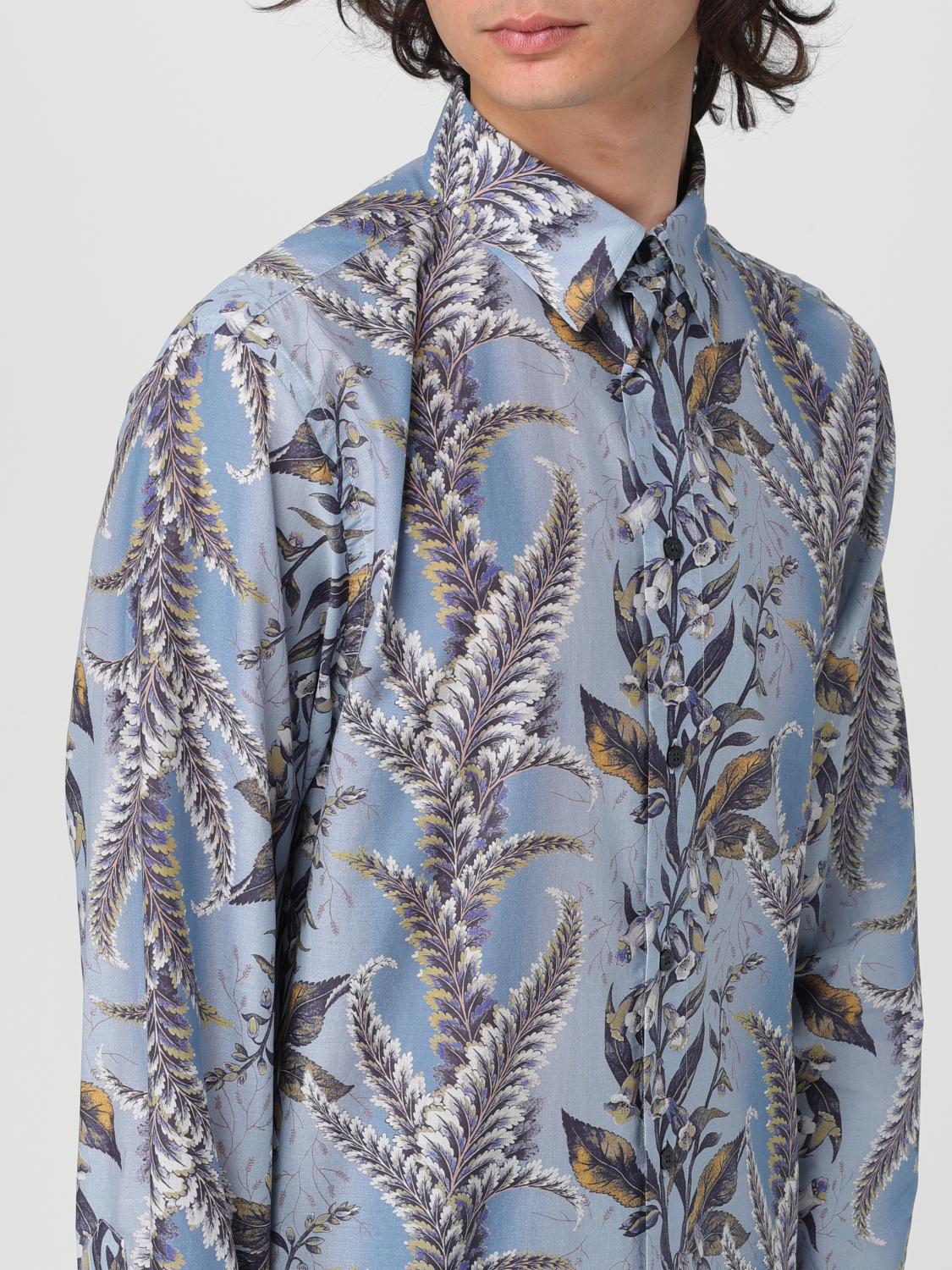 ETRO CAMISA: Camisa hombre Etro, Azul Oscuro - Img 5
