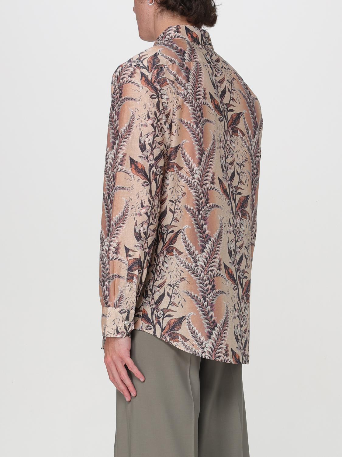 ETRO CAMICIA: Camicia Etro in popeline con motivo floreale , Rosa - Img 3