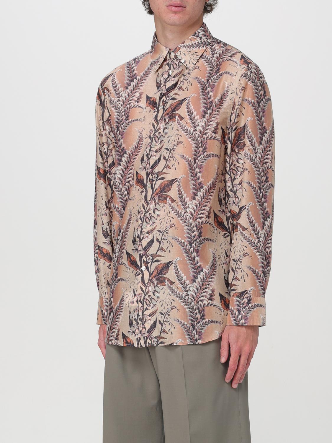 ETRO CAMICIA: Camicia Etro in popeline con motivo floreale , Rosa - Img 4