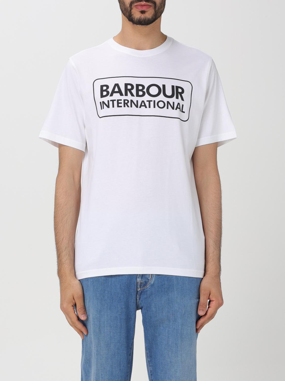 BARBOUR T shirt men White Barbour t shirt MTS1180 online at GIGLIO.COM