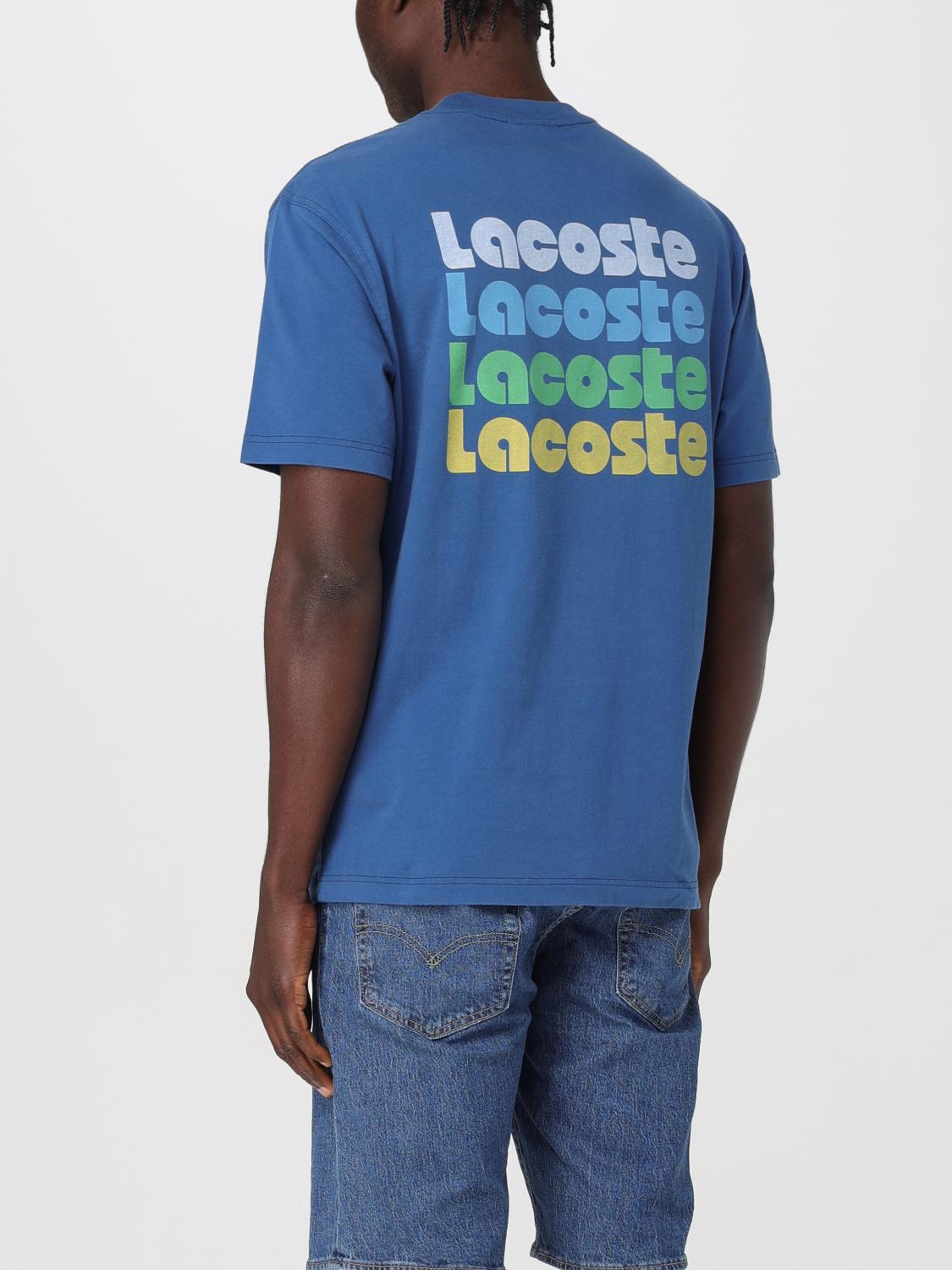 LACOSTE T-SHIRT: T-shirt men Lacoste, Blue - Img 2