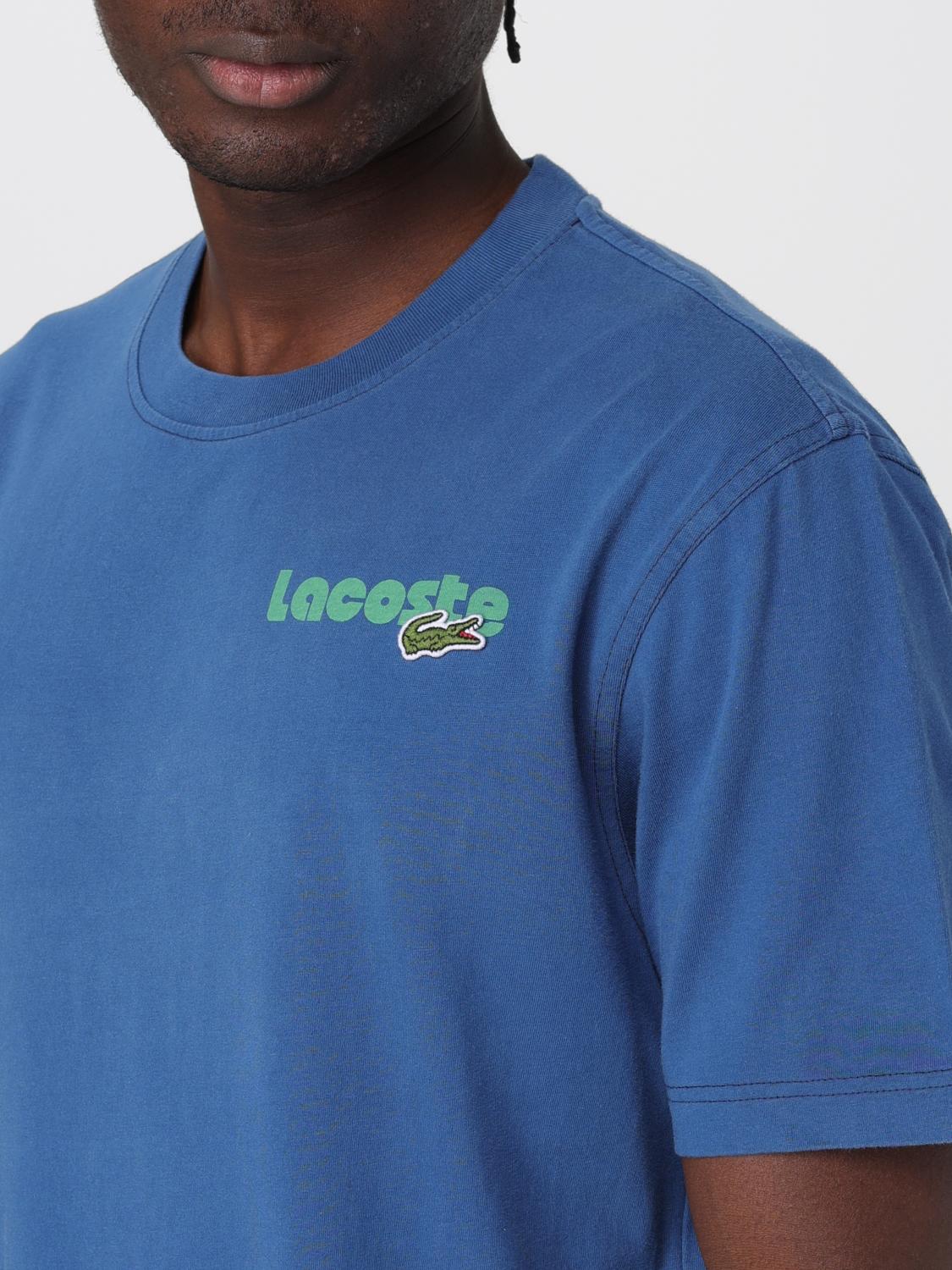 LACOSTE T-SHIRT: T-shirt men Lacoste, Blue - Img 3