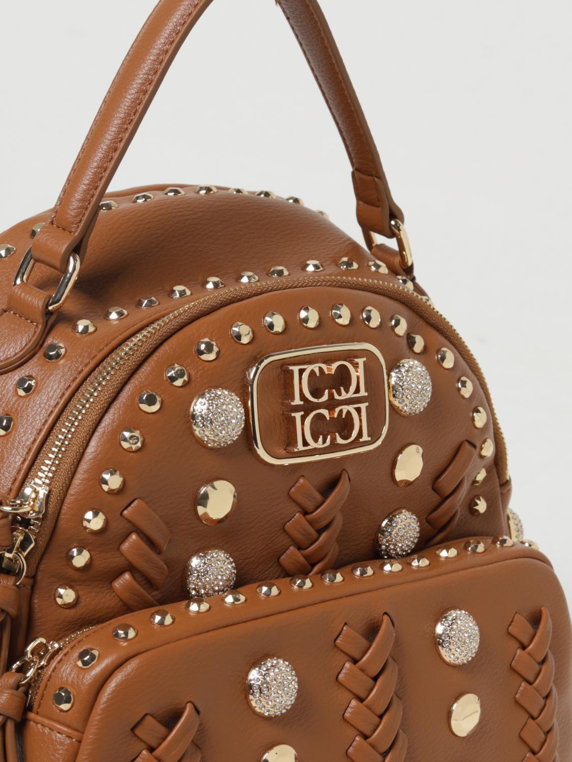 La Carrie Backpack Purse. NEW with Tags . Green/ orange floral 11x9 in La Carrie Bags, Handbags & Purses for Women on Sale up to 90  main image 3