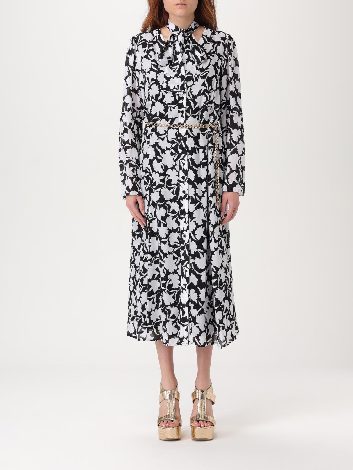 michael kors black and white dress woman - prohibition dress prada black silk taffeta Size:US 4Y blend maxi dress in