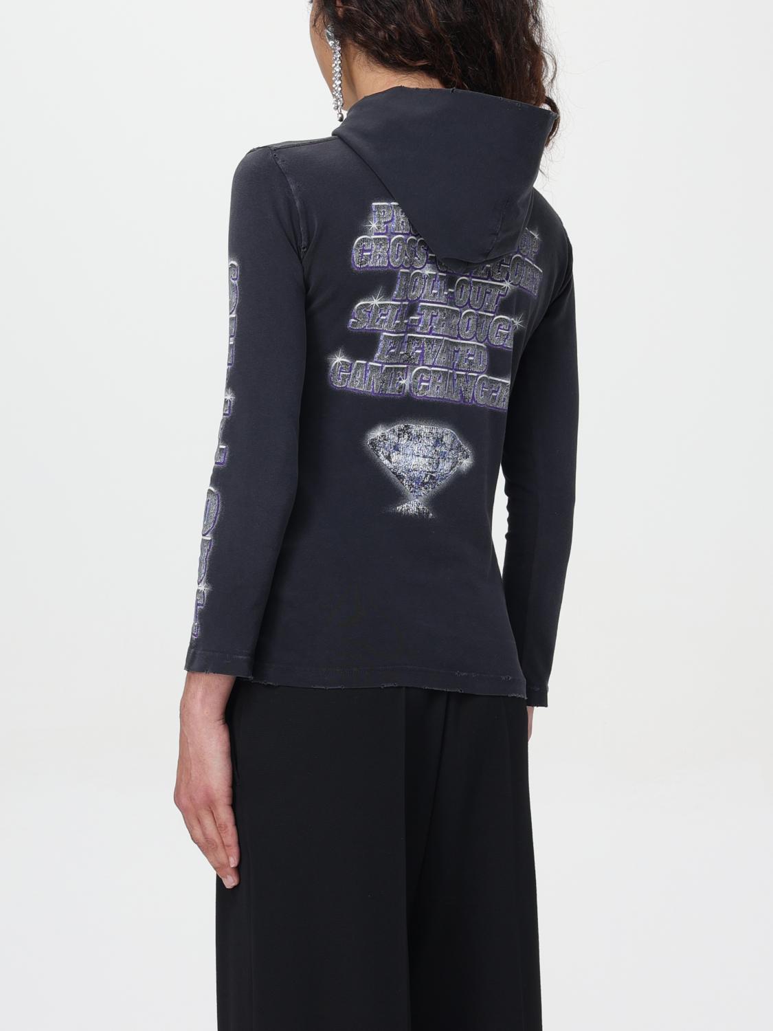 Tシャツ・カットソー BALENCIAGA Woman T-Shirt Black 790374TQVF1 1083 Balenciaga Outlet: T-shirt woman - Black | Balenciaga t