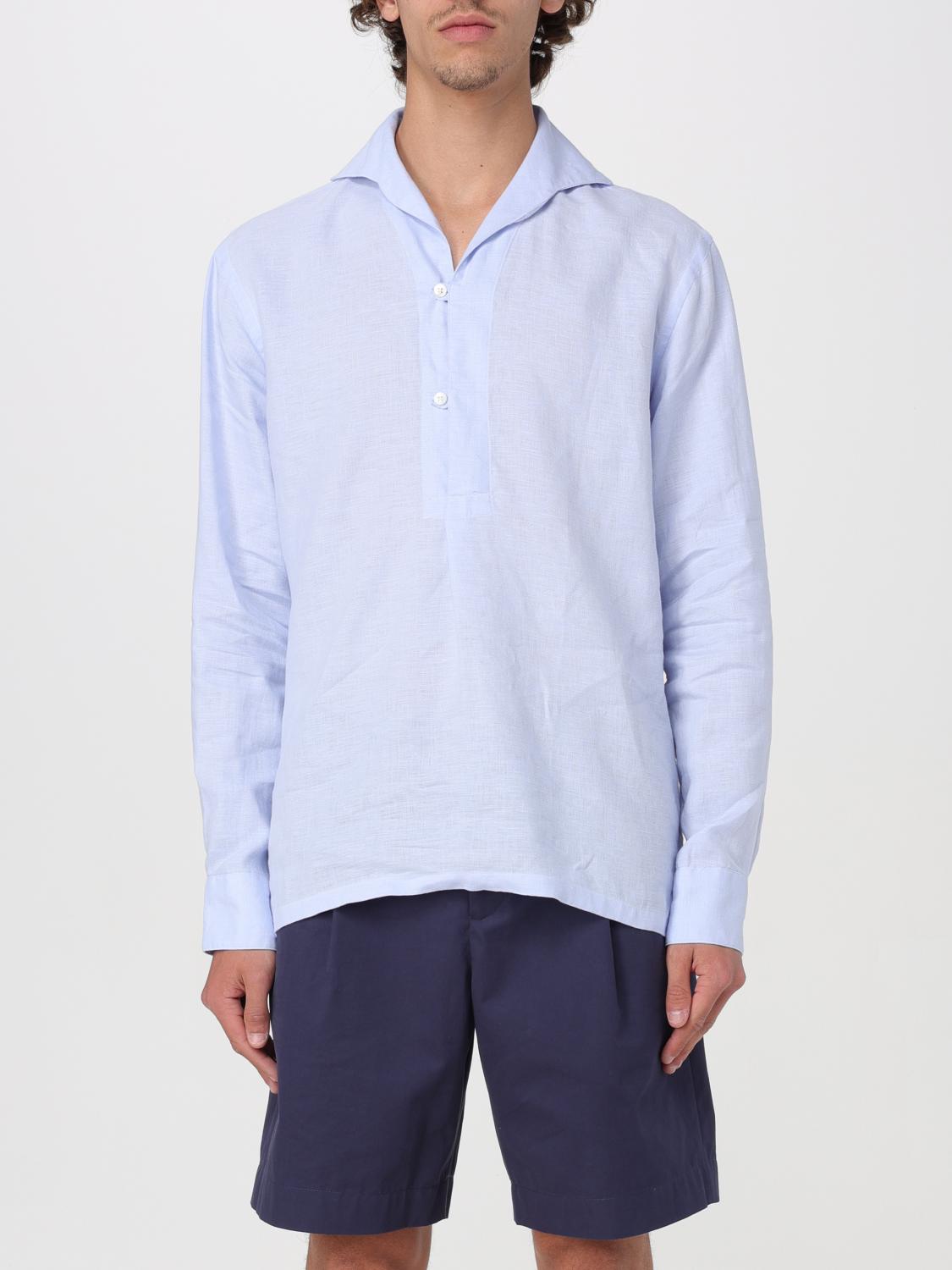 DOPPIAA CAMISA: Camisa hombre Doppiaa, Azul Oscuro - Img 1