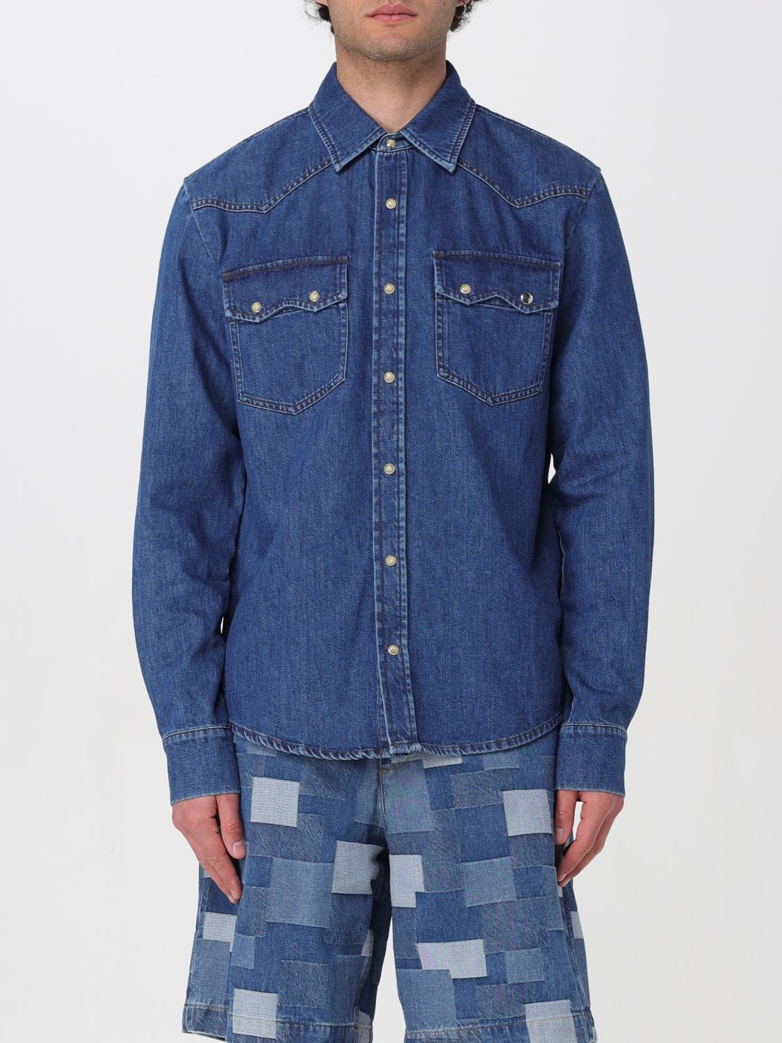 A.P.C. HEMD: Hemd herren A.P.C., Denim - Img 1