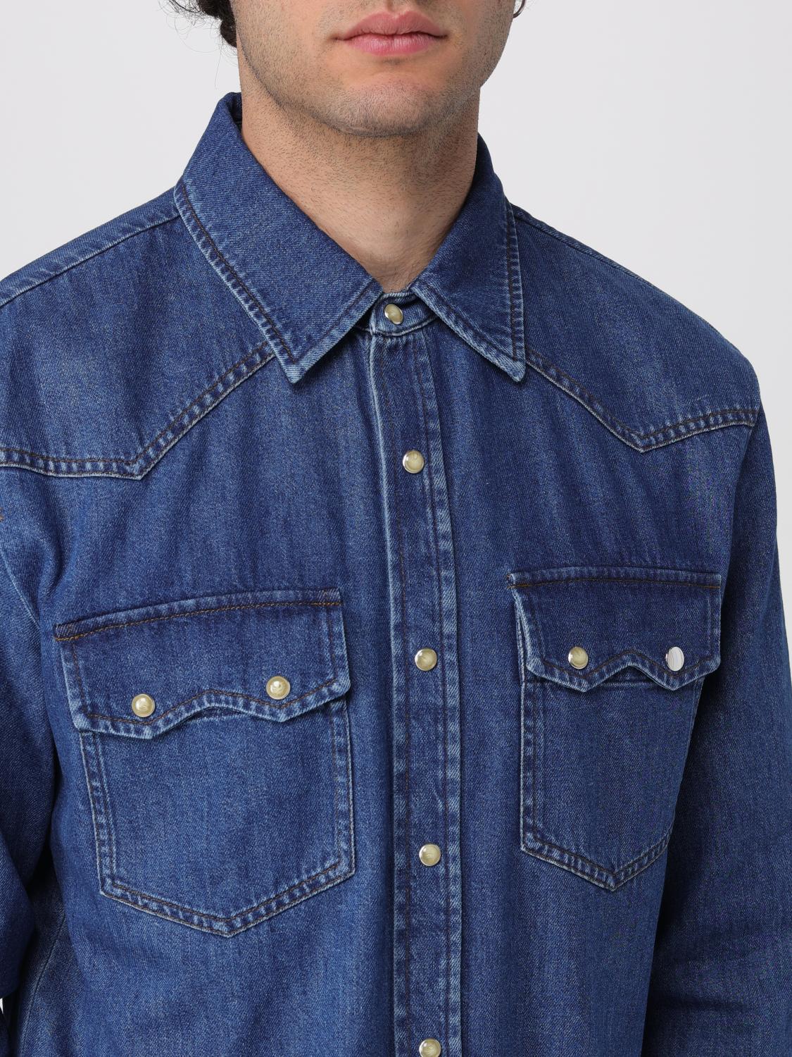 A.P.C. HEMD: Hemd herren A.P.C., Denim - Img 4