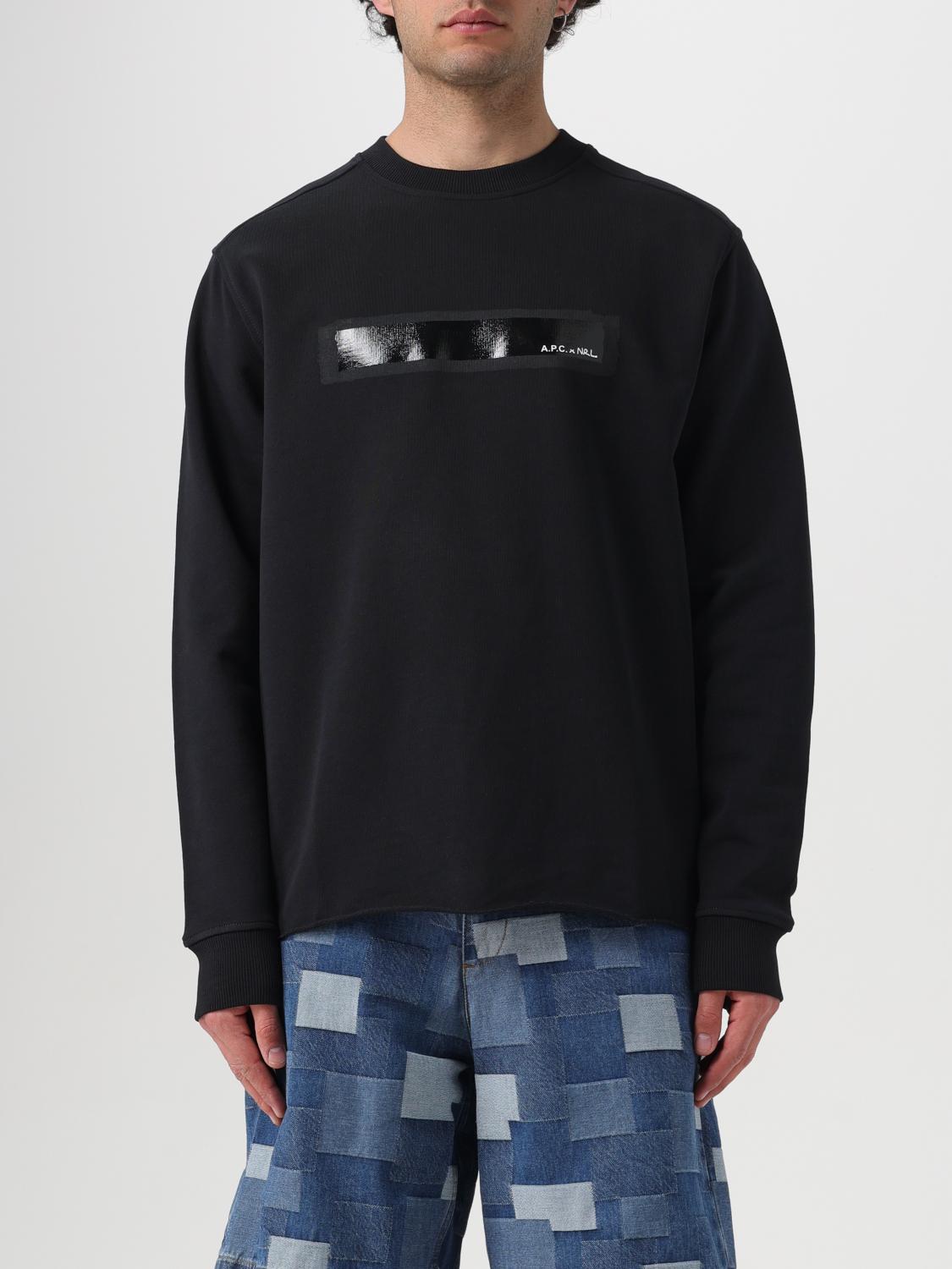 A.P.C. スウェットシャツ: スウェットシャツ メンズ A.P.C., ブラック - Img 1