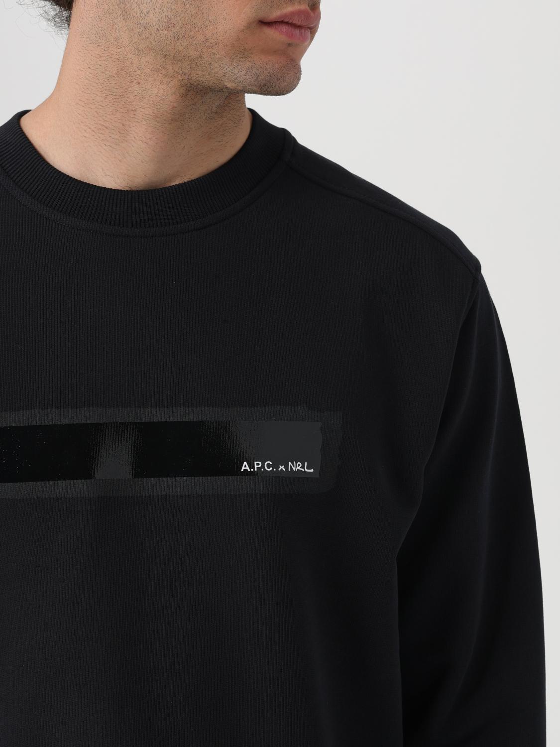 A.P.C. スウェットシャツ: スウェットシャツ メンズ A.P.C., ブラック - Img 3