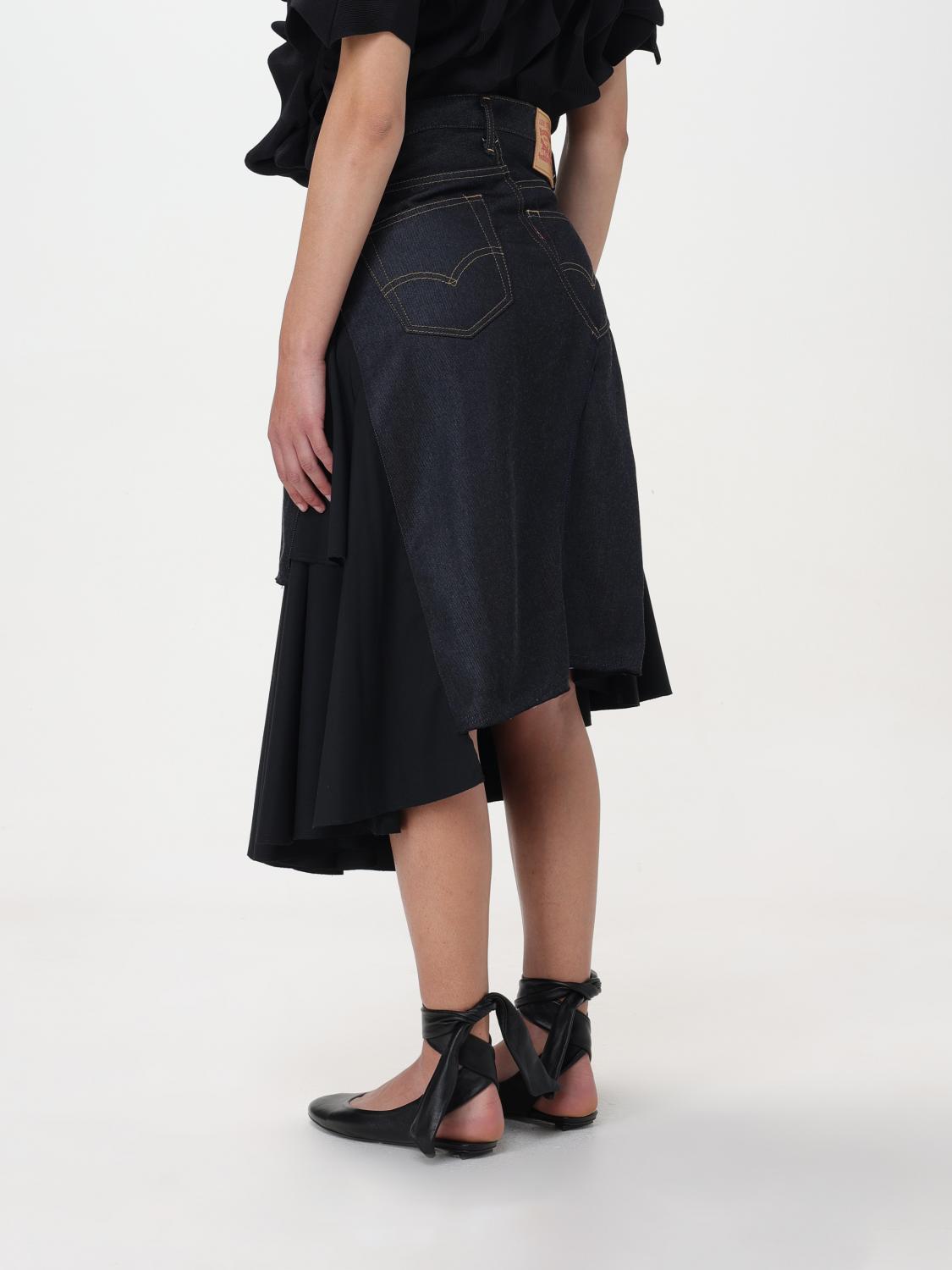 JUNYA WATANABE: Skirt woman - Denim | Junya Watanabe skirt