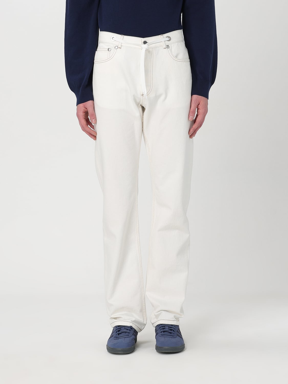 A.P.C. JEANS: Jeans A.P.C. in denim , Ecru - Img 1
