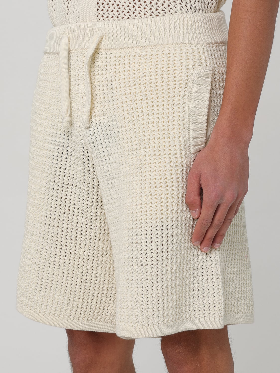 GARMENT WORKSHOP SHORTS: Short men Garment Workshop, Cream - Img 4