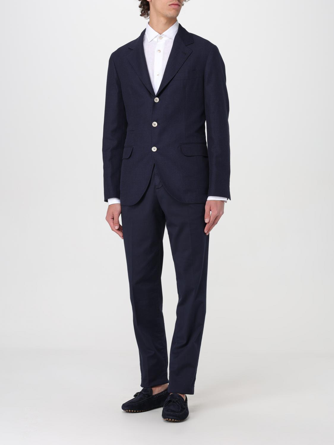 BRUNELLO CUCINELLI CHAQUETA: Chaqueta hombre Brunello Cucinelli, Azul Oscuro - Img 2