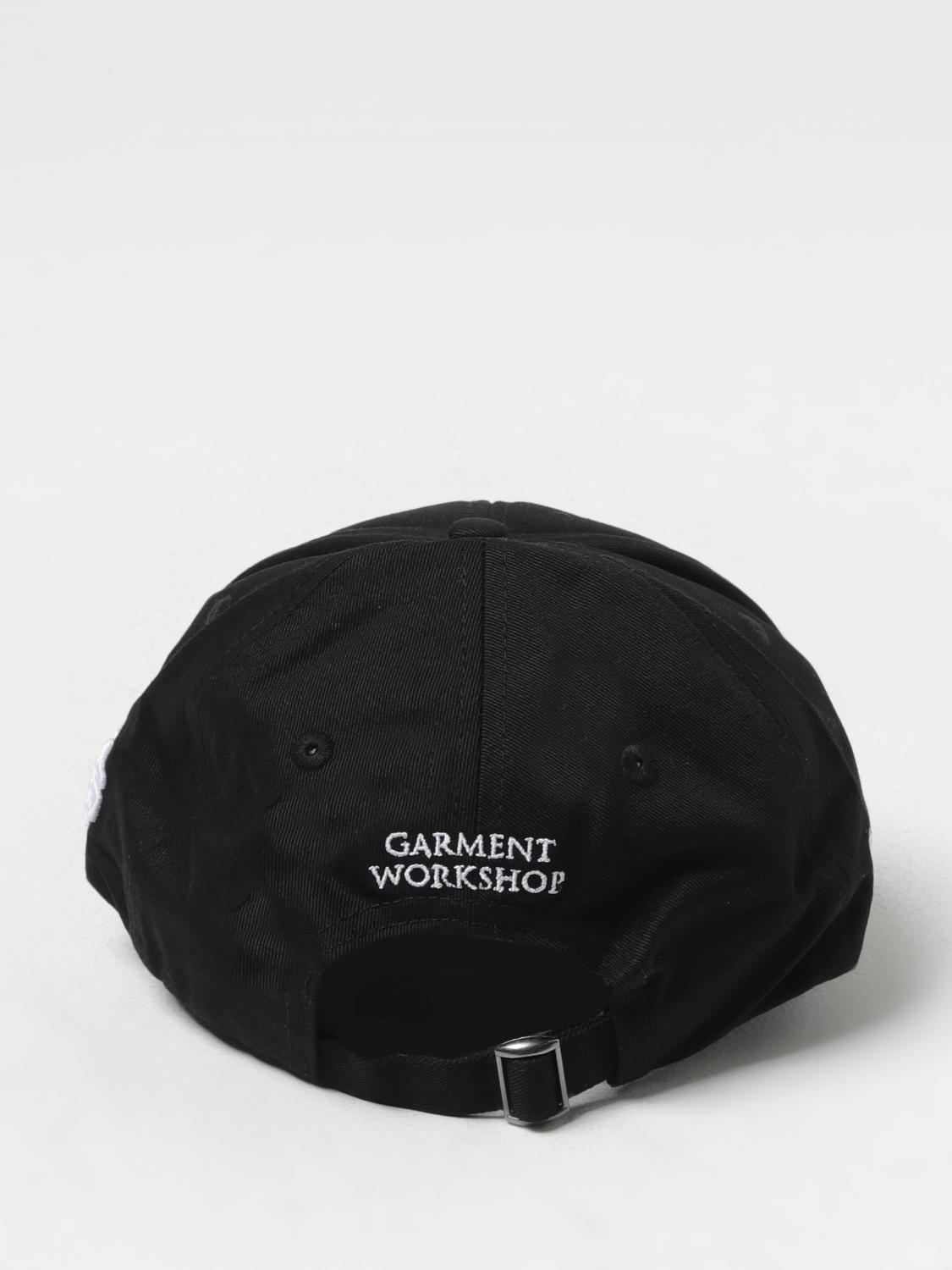 GARMENT WORKSHOP CAPPELLO: Cappello Garment Workshop in cotone con logo ricamato , Nero - Img 3
