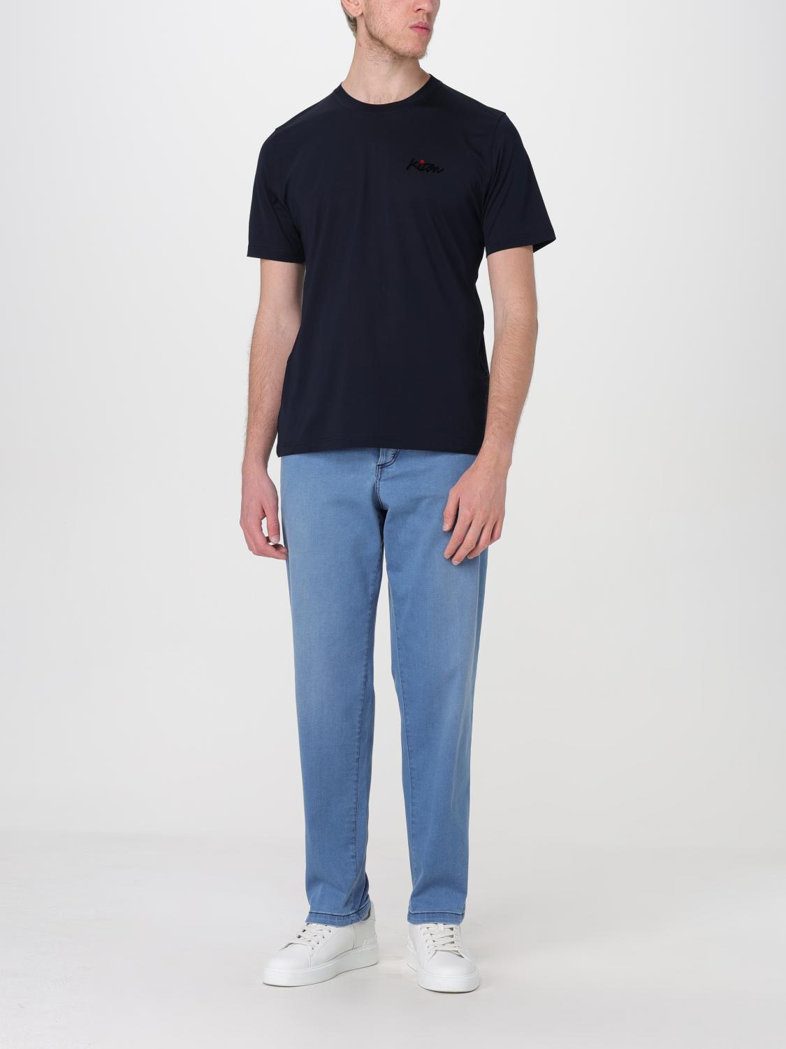 KITON JEANS: Jeans men Kiton, Denim - Img 2
