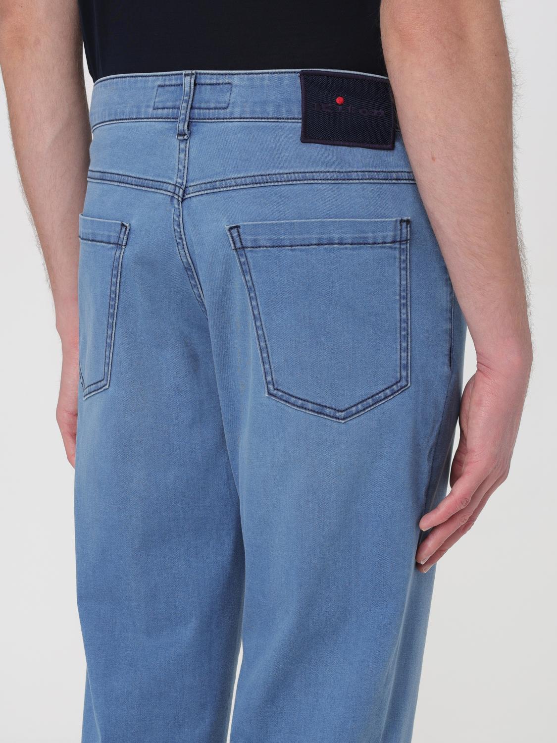 KITON JEANS: Jeans men Kiton, Denim - Img 5