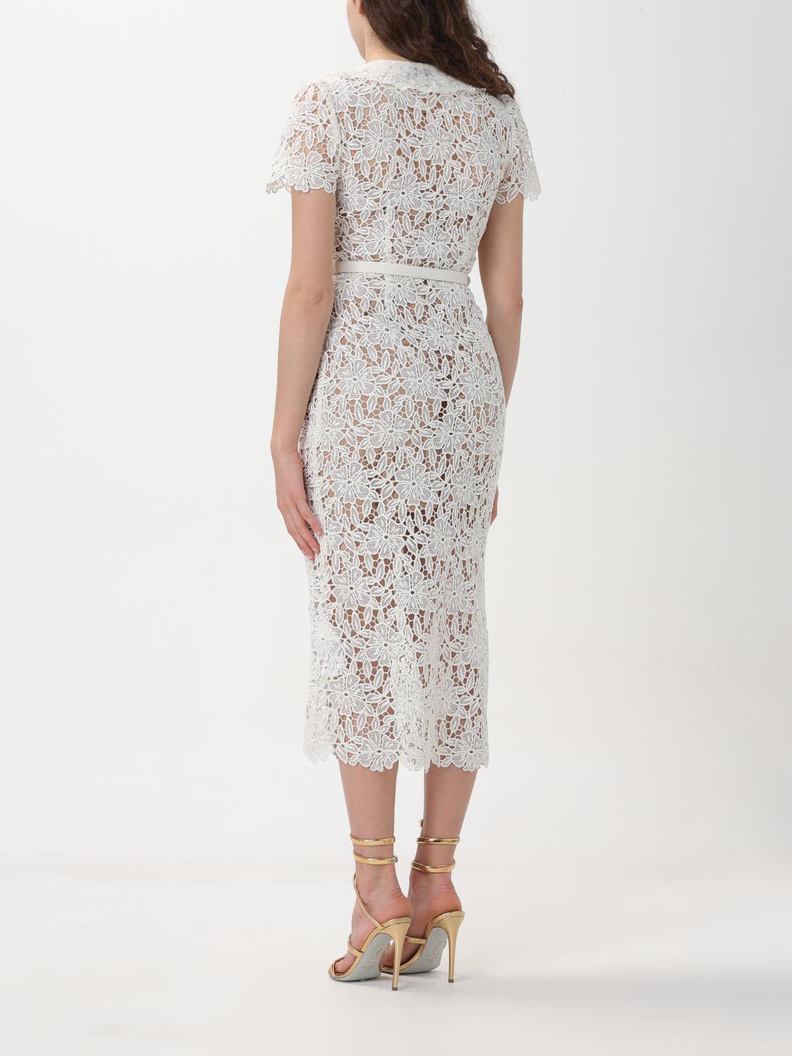 white christmas dresses self portrait Cream Size 8 Dress – Swap Boutique