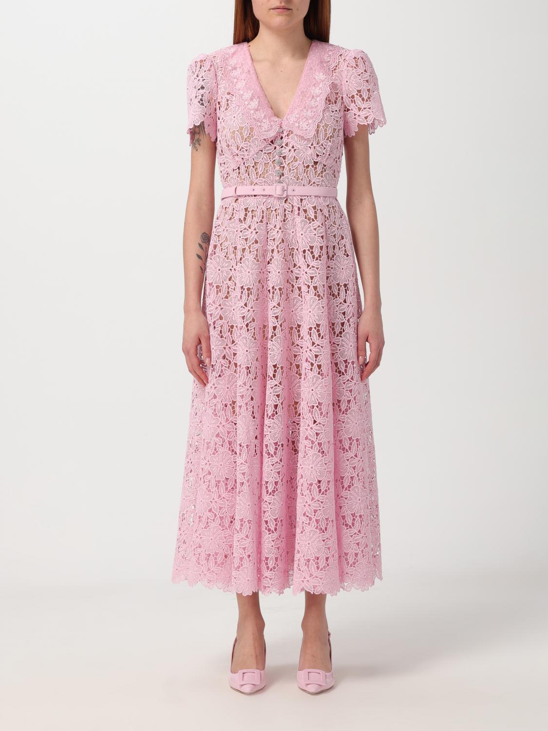 Self-Portrait Dress woman - Pink | SS24004MAP | GIGLIO.COM
