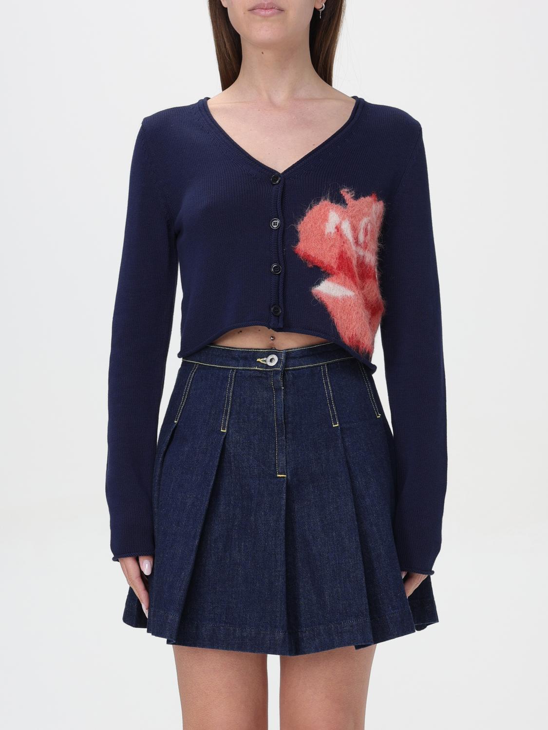 KENZO JERSEY: Cárdigan mujer Kenzo, Azul Oscuro - Img 1