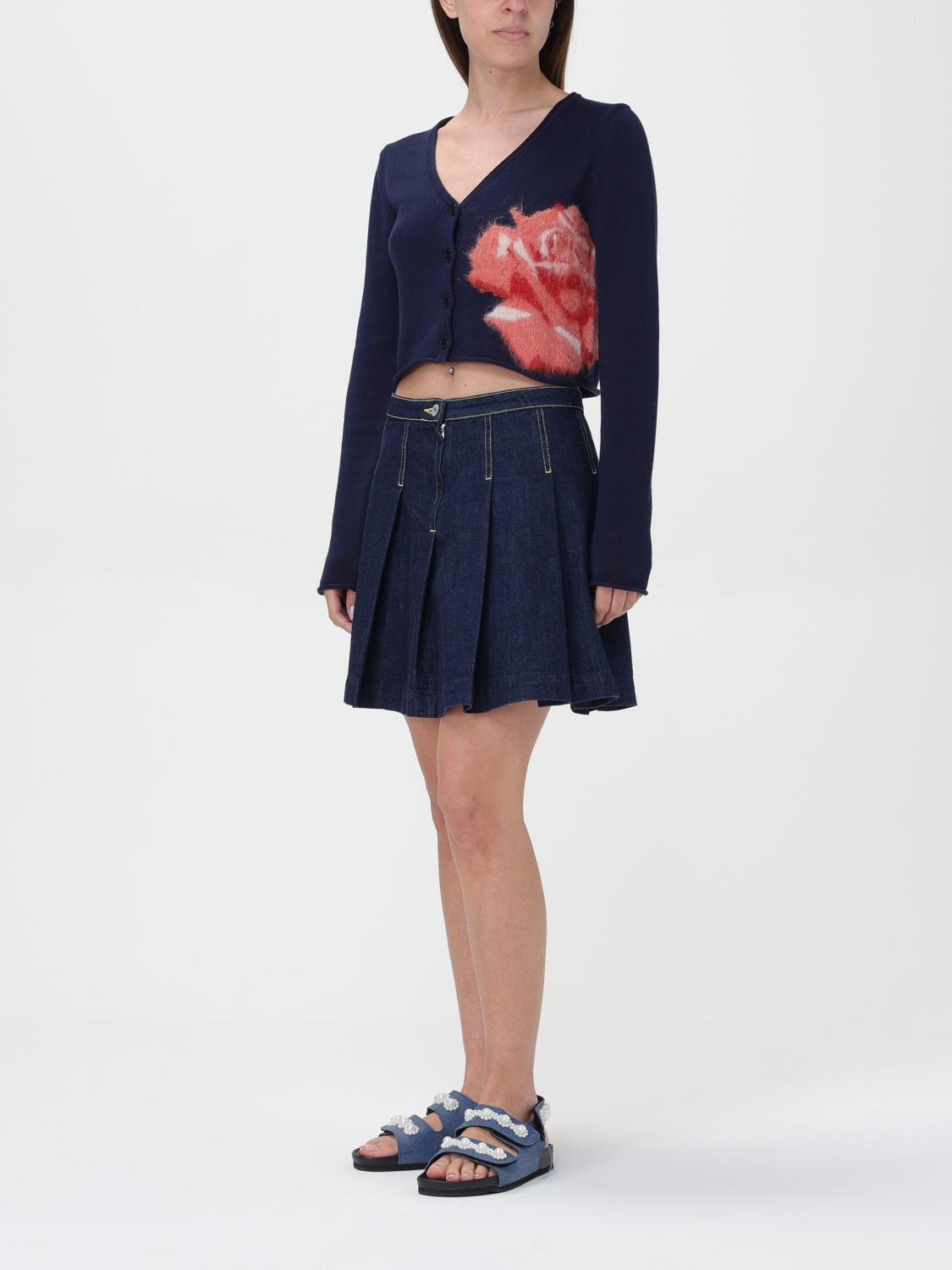KENZO JERSEY: Cárdigan mujer Kenzo, Azul Oscuro - Img 2