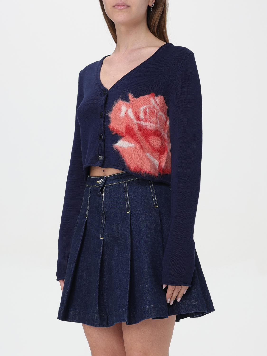 KENZO JERSEY: Cárdigan mujer Kenzo, Azul Oscuro - Img 4