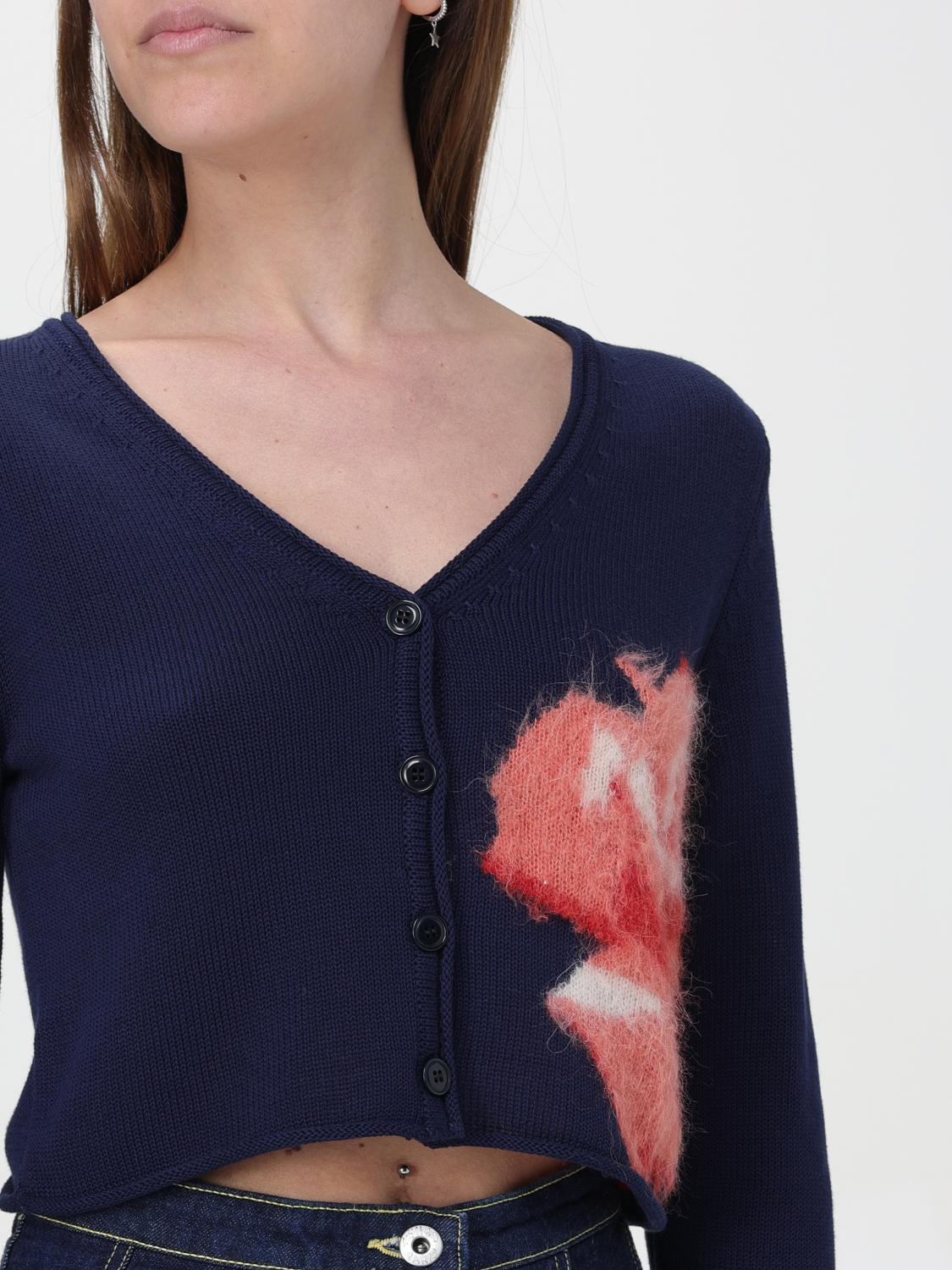 KENZO JERSEY: Cárdigan mujer Kenzo, Azul Oscuro - Img 5