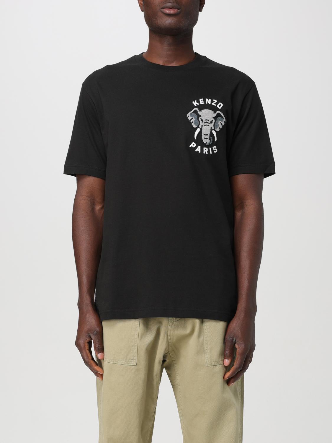 KENZO：Tシャツ メンズ - ブラック | GIGLIO.COMオンラインの