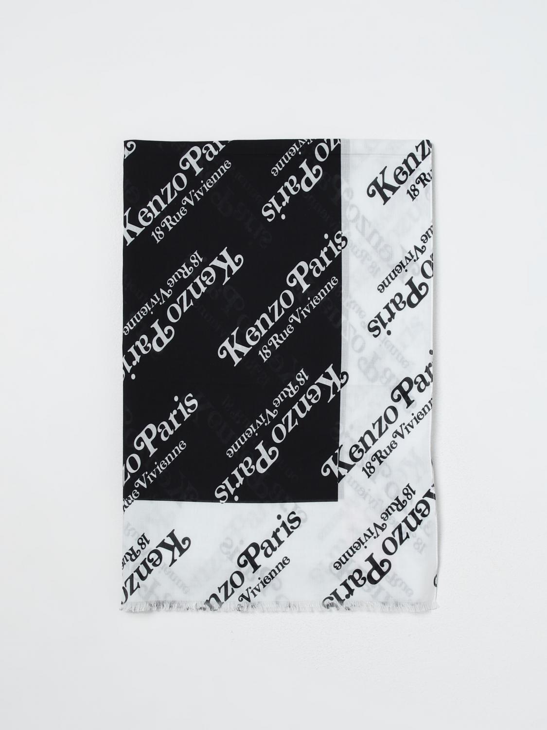 KENZO SCHAL: Schal herren Kenzo, Schwarz - Img 1