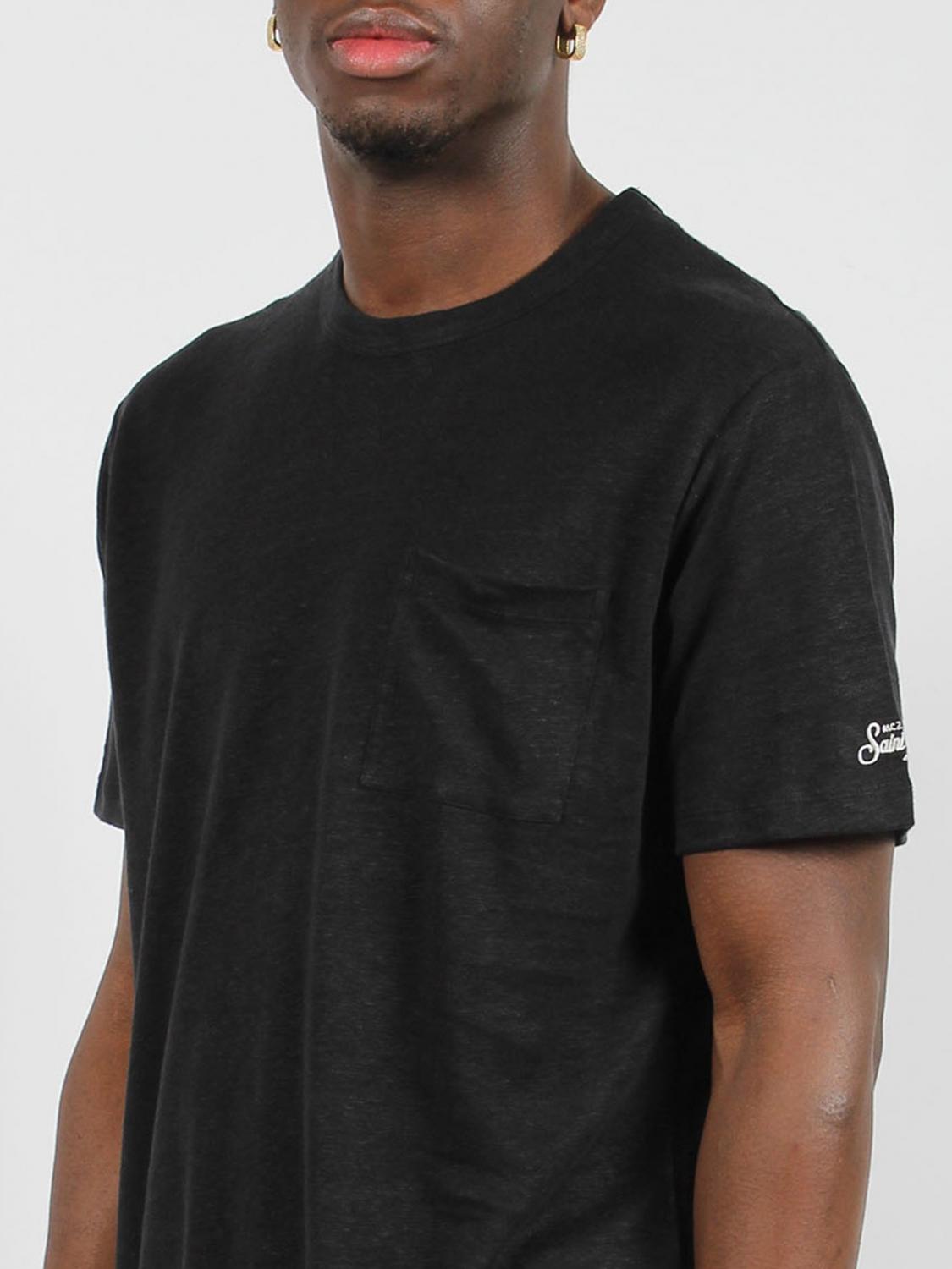 MC2 SAINT BARTH CAMISETA: Camiseta hombre Mc2 Saint Barth, Negro - Img 3